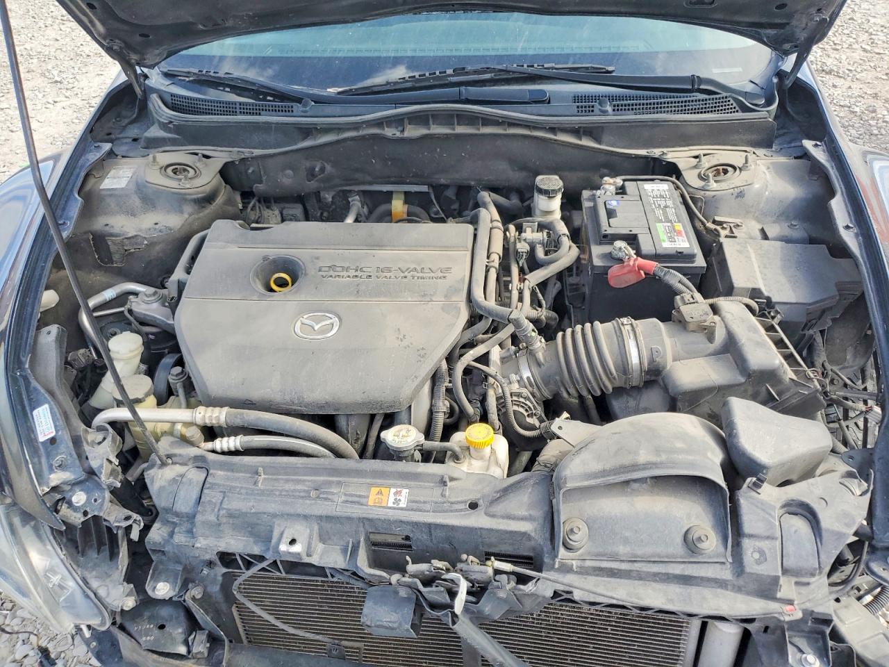 2012 Mazda 6 I Black vin: 1YVHZ8DH3C5M32655