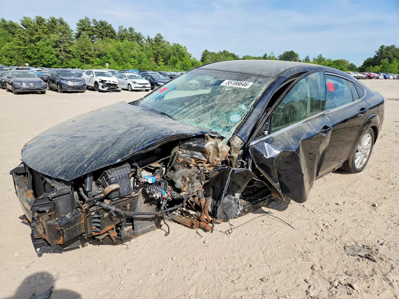 2012 Mazda 6 Se Угольный vin: 1YVHZ8DH3C5M36480