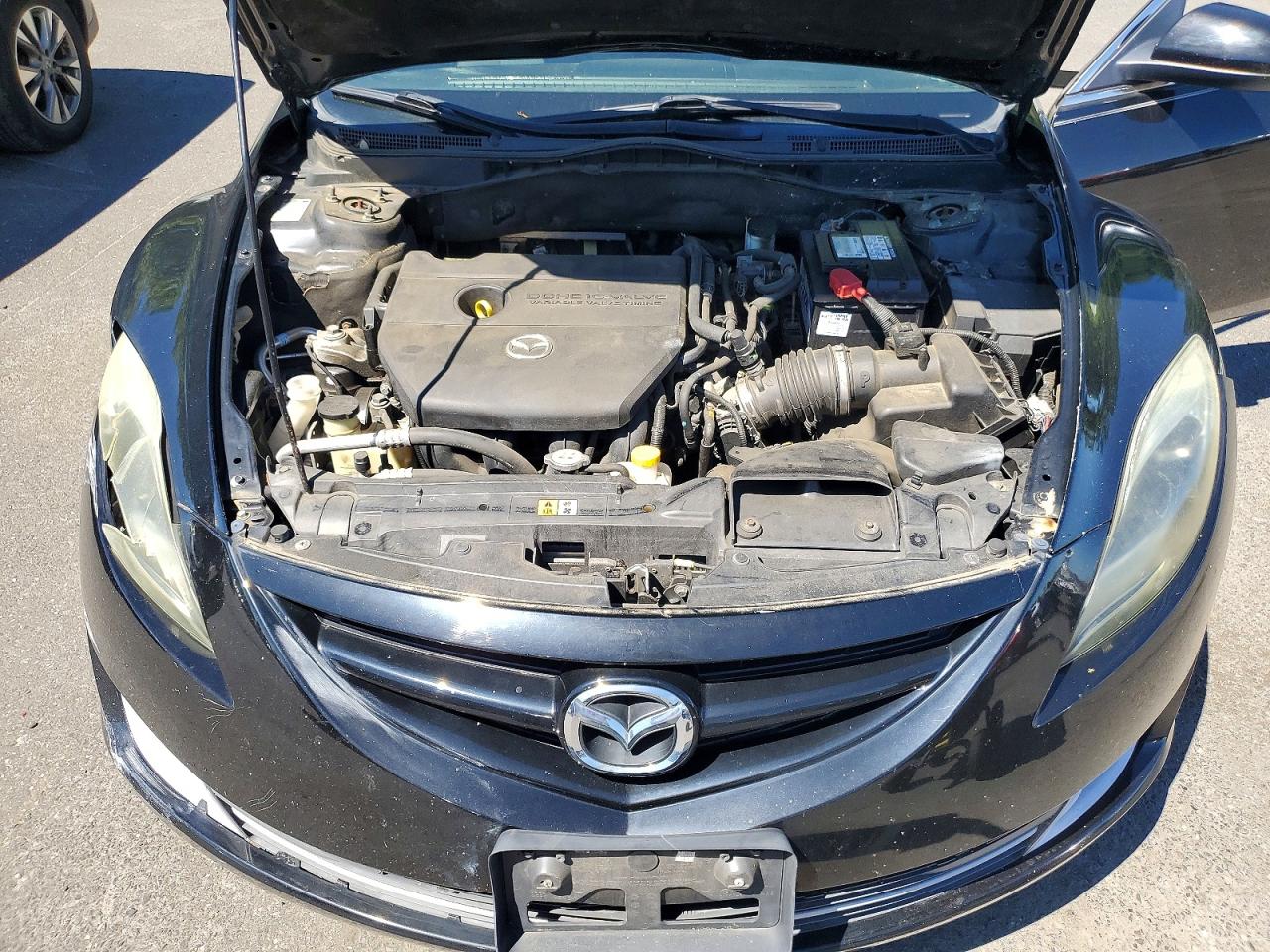 2012 Mazda 6 I Черный vin: 1YVHZ8DH3C5M39976