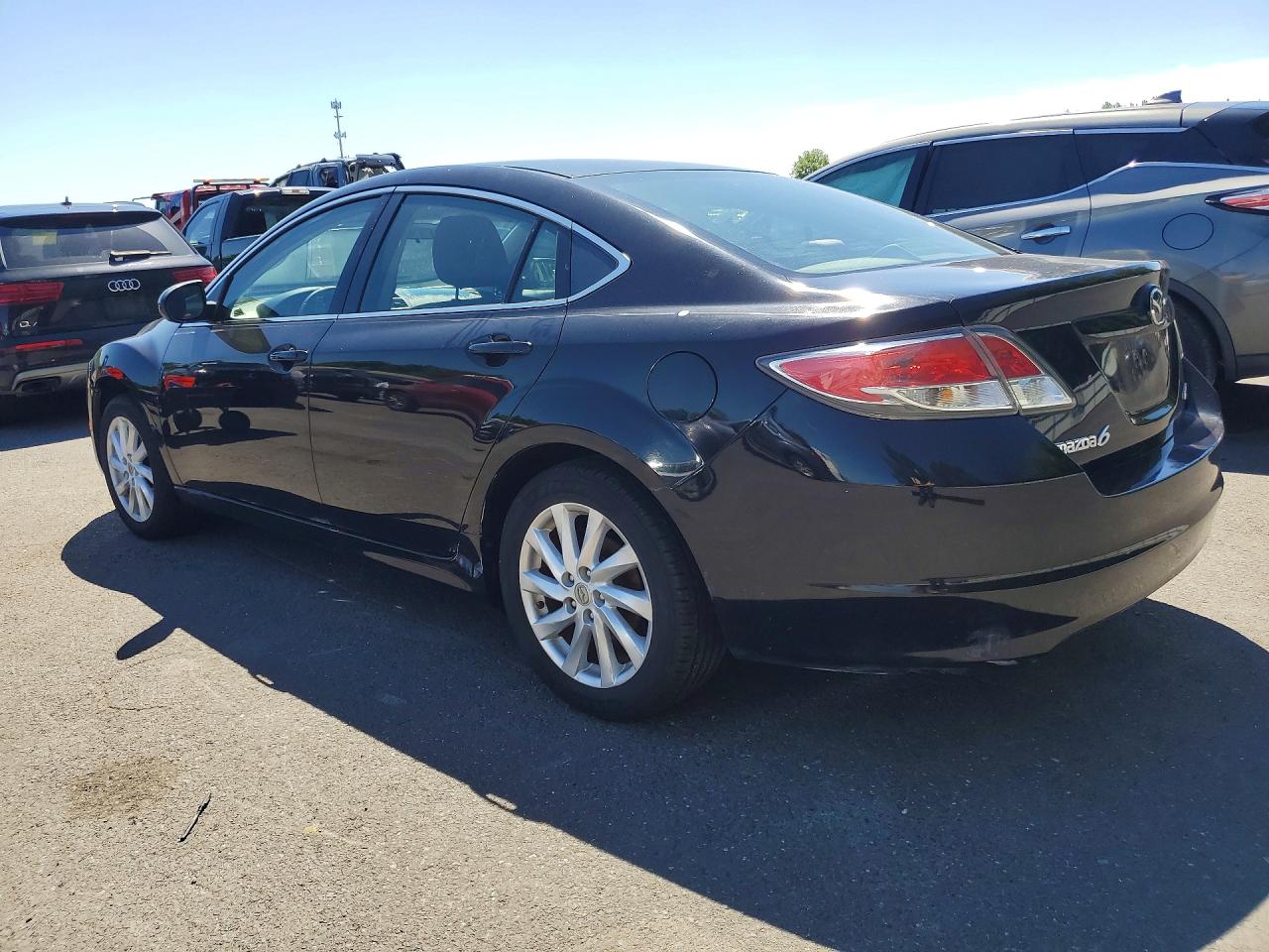 2012 Mazda 6 I Черный vin: 1YVHZ8DH3C5M39976