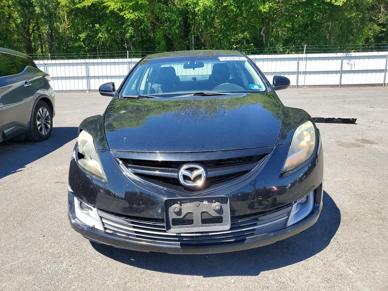 2012 Mazda 6 I Черный vin: 1YVHZ8DH3C5M39976