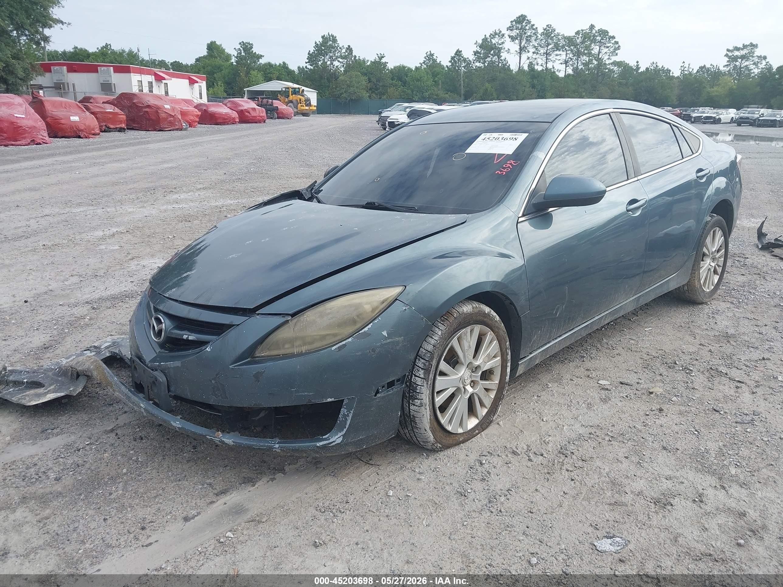2012 Mazda Mazda6 I Touring Blue vin: 1YVHZ8DH3C5M41243