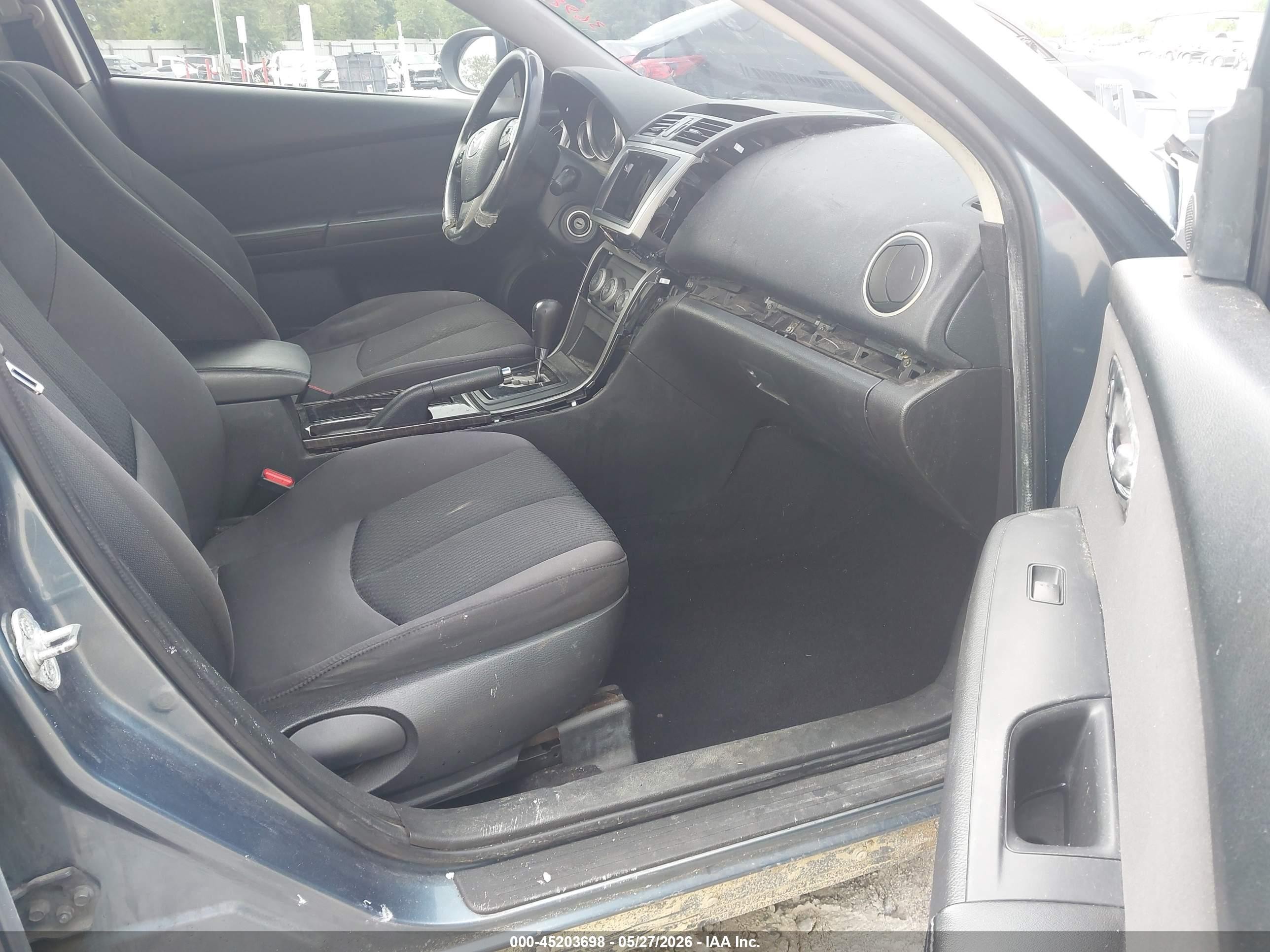 2012 Mazda Mazda6 I Touring Blue vin: 1YVHZ8DH3C5M41243