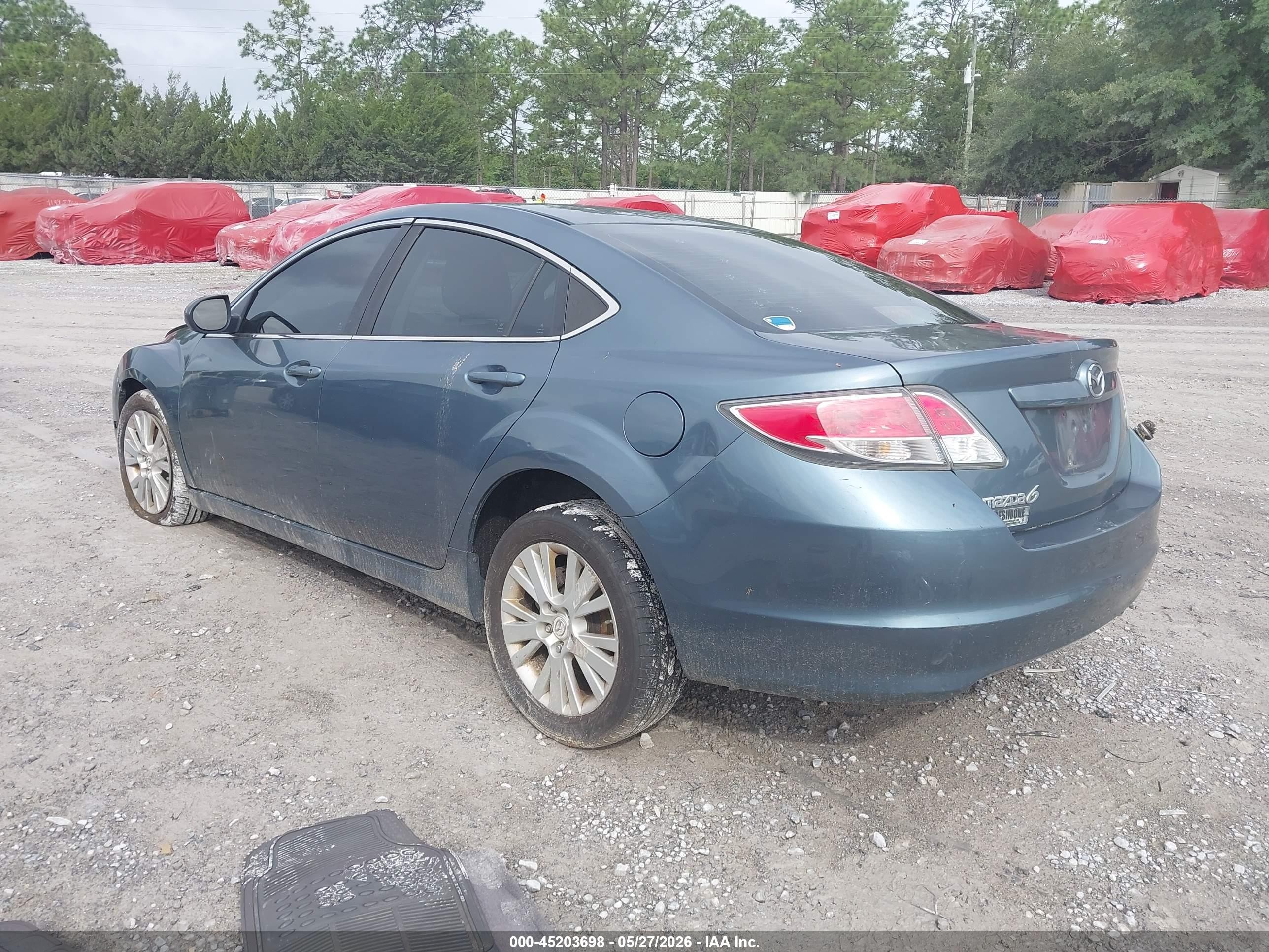 2012 Mazda Mazda6 I Touring Blue vin: 1YVHZ8DH3C5M41243