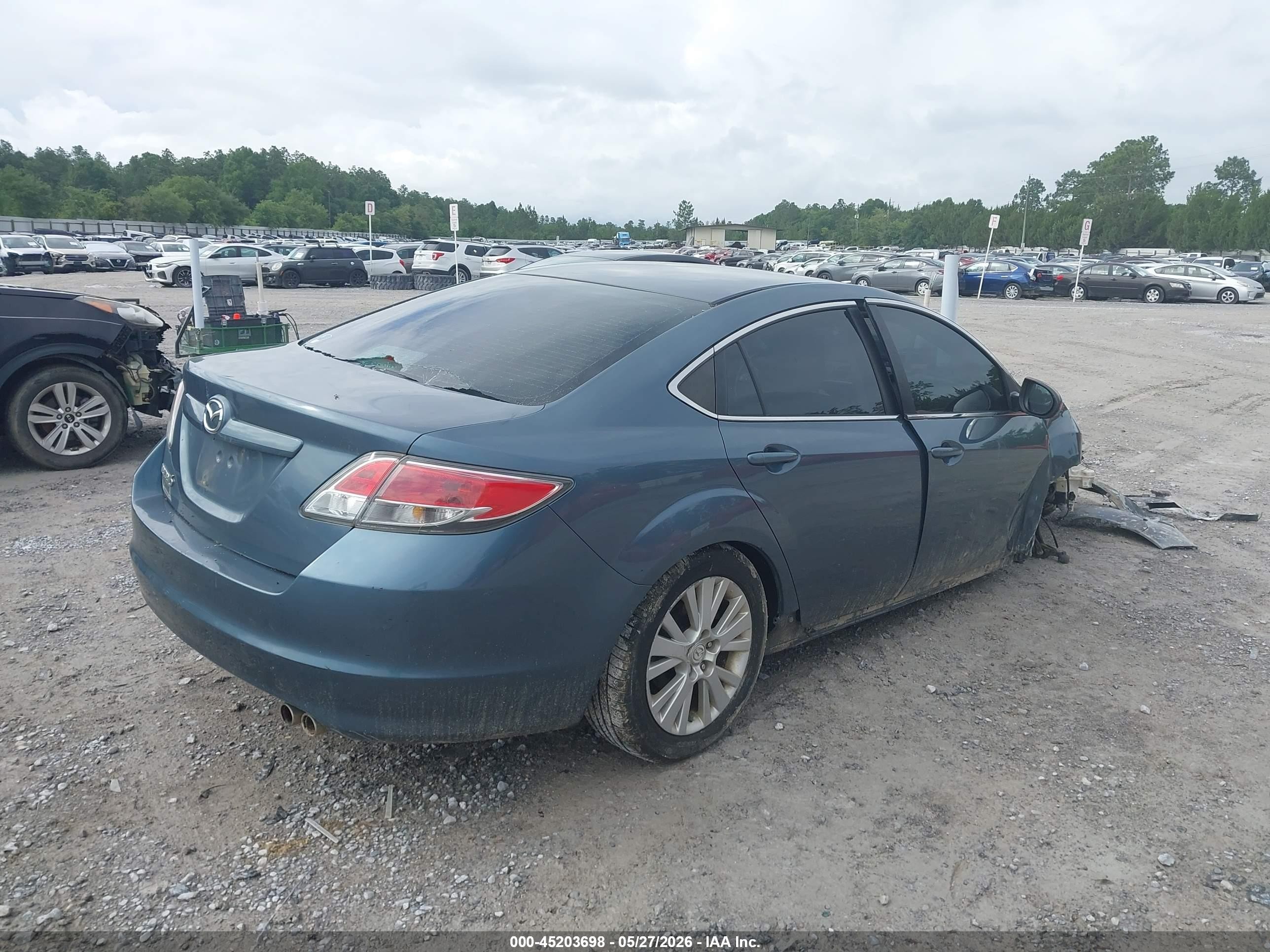 2012 Mazda Mazda6 I Touring Blue vin: 1YVHZ8DH3C5M41243