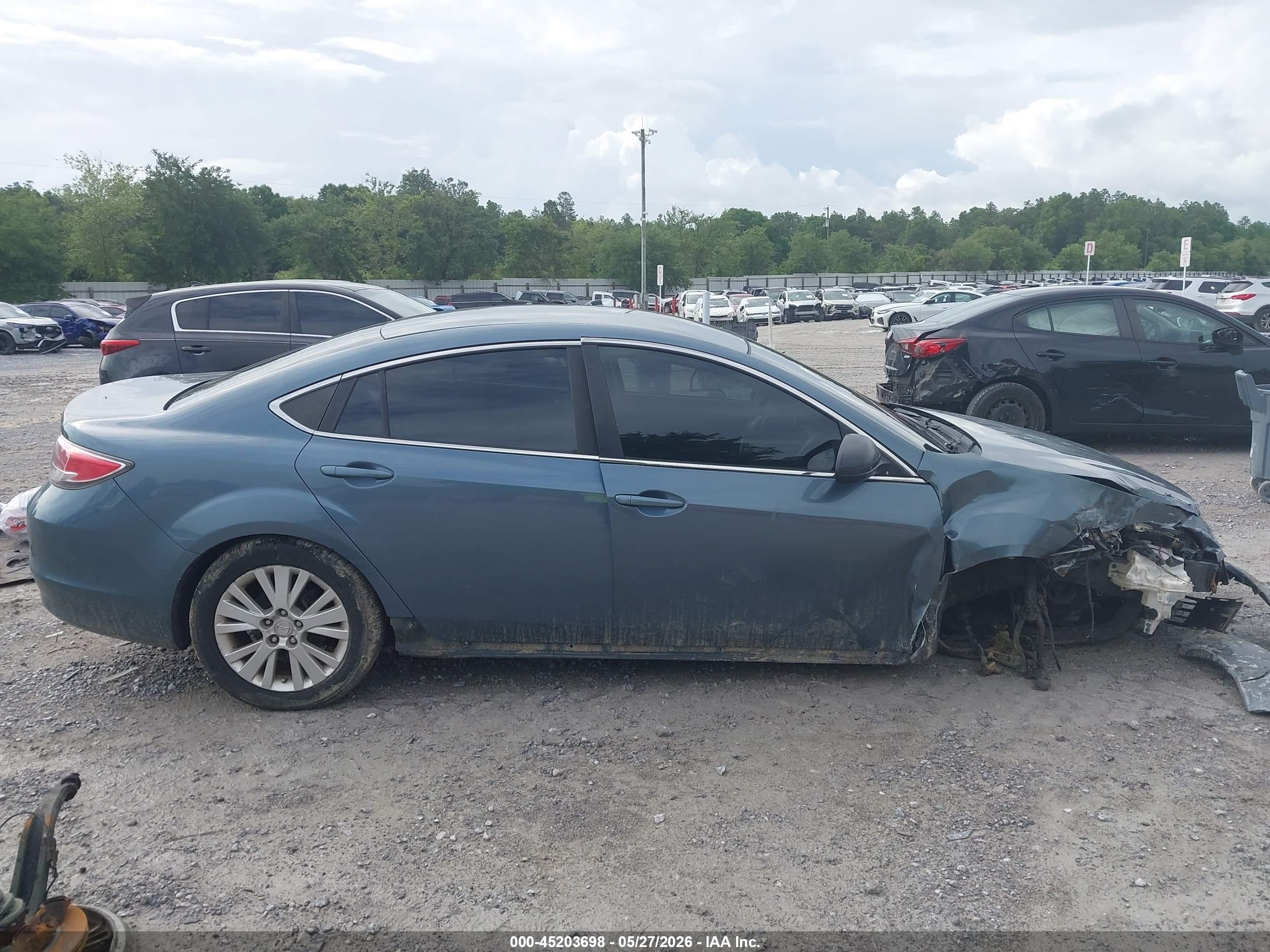 2012 Mazda Mazda6 I Touring Blue vin: 1YVHZ8DH3C5M41243