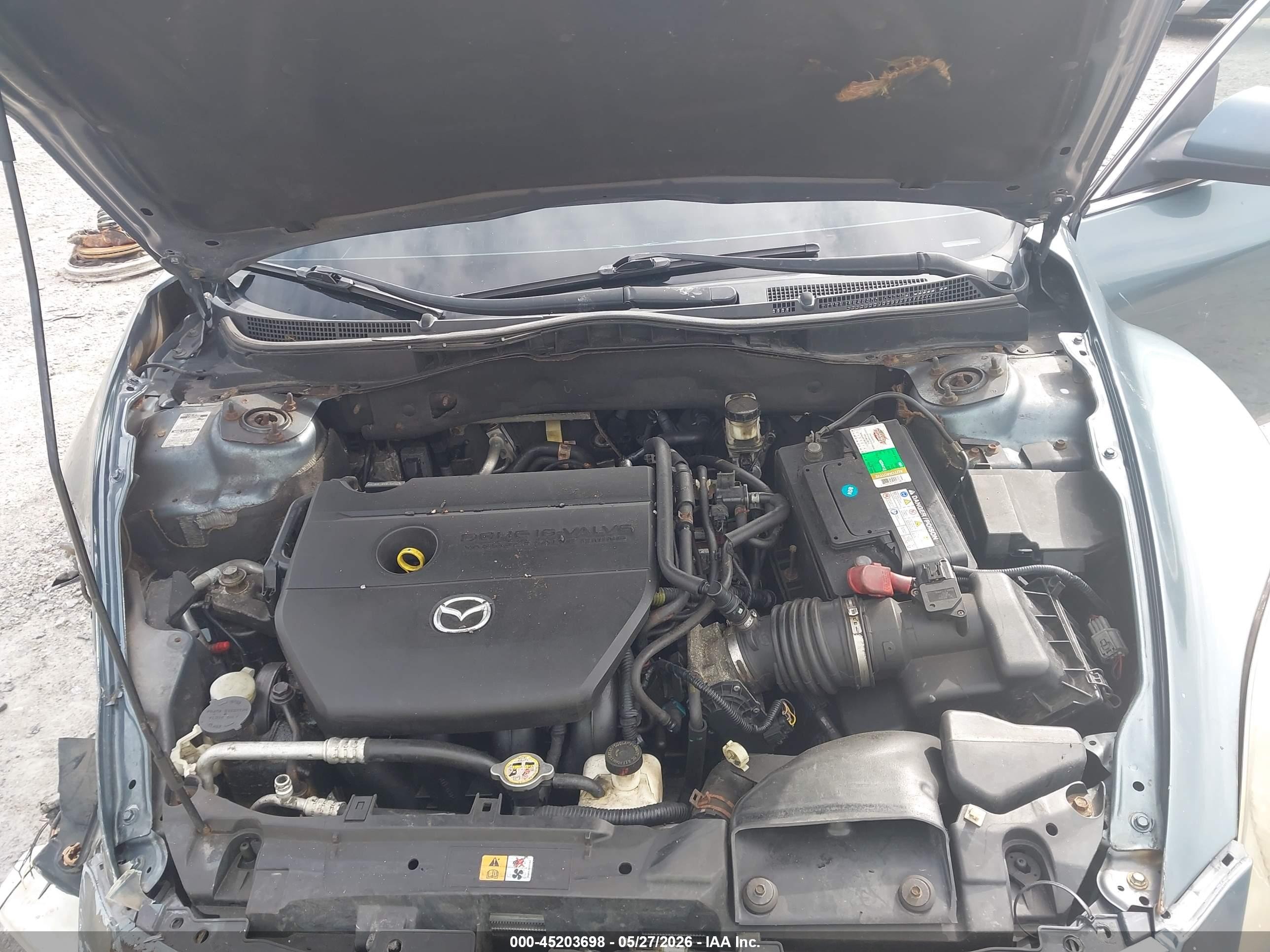 2012 Mazda Mazda6 I Touring Blue vin: 1YVHZ8DH3C5M41243