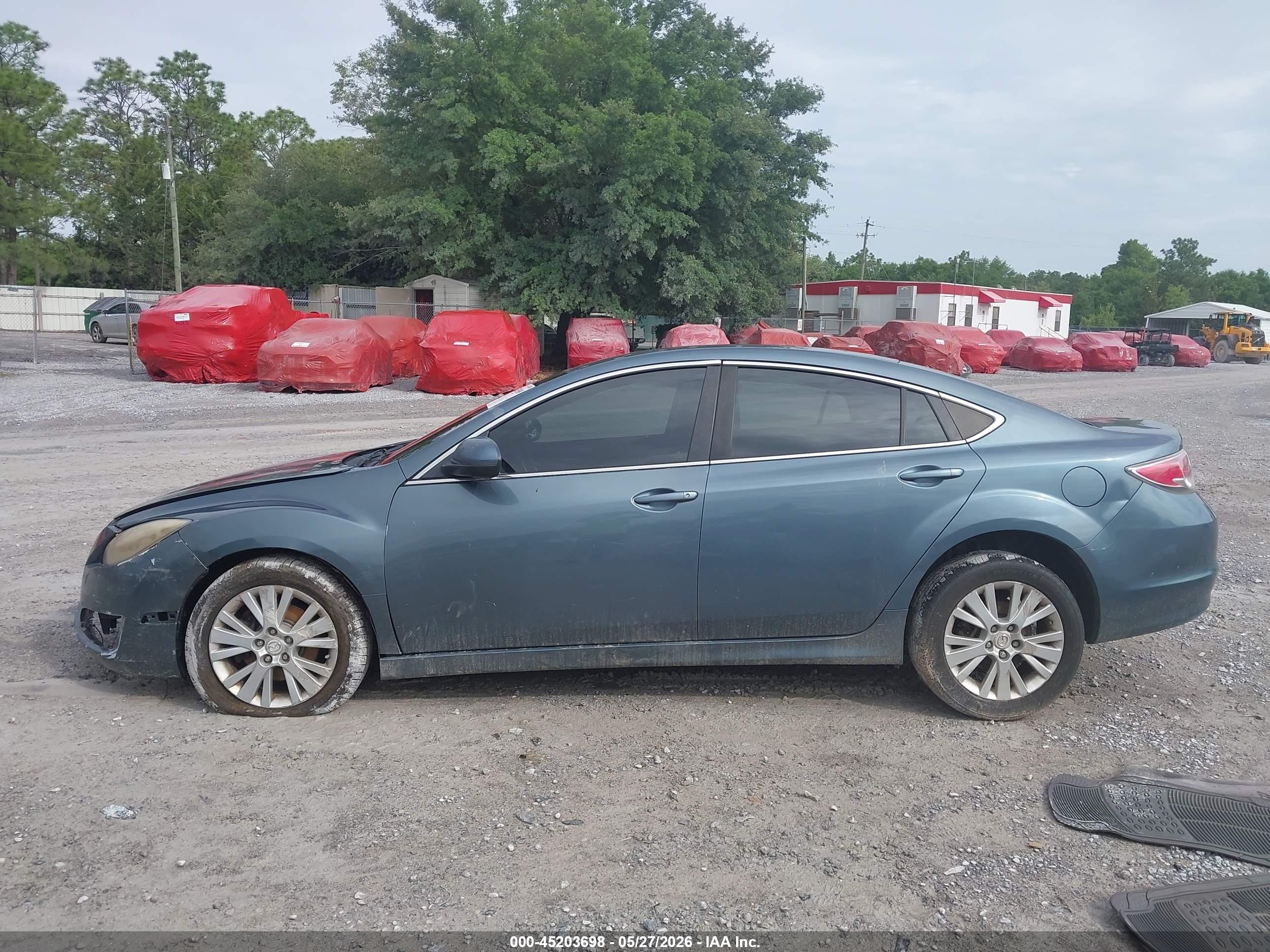 2012 Mazda Mazda6 I Touring Blue vin: 1YVHZ8DH3C5M41243