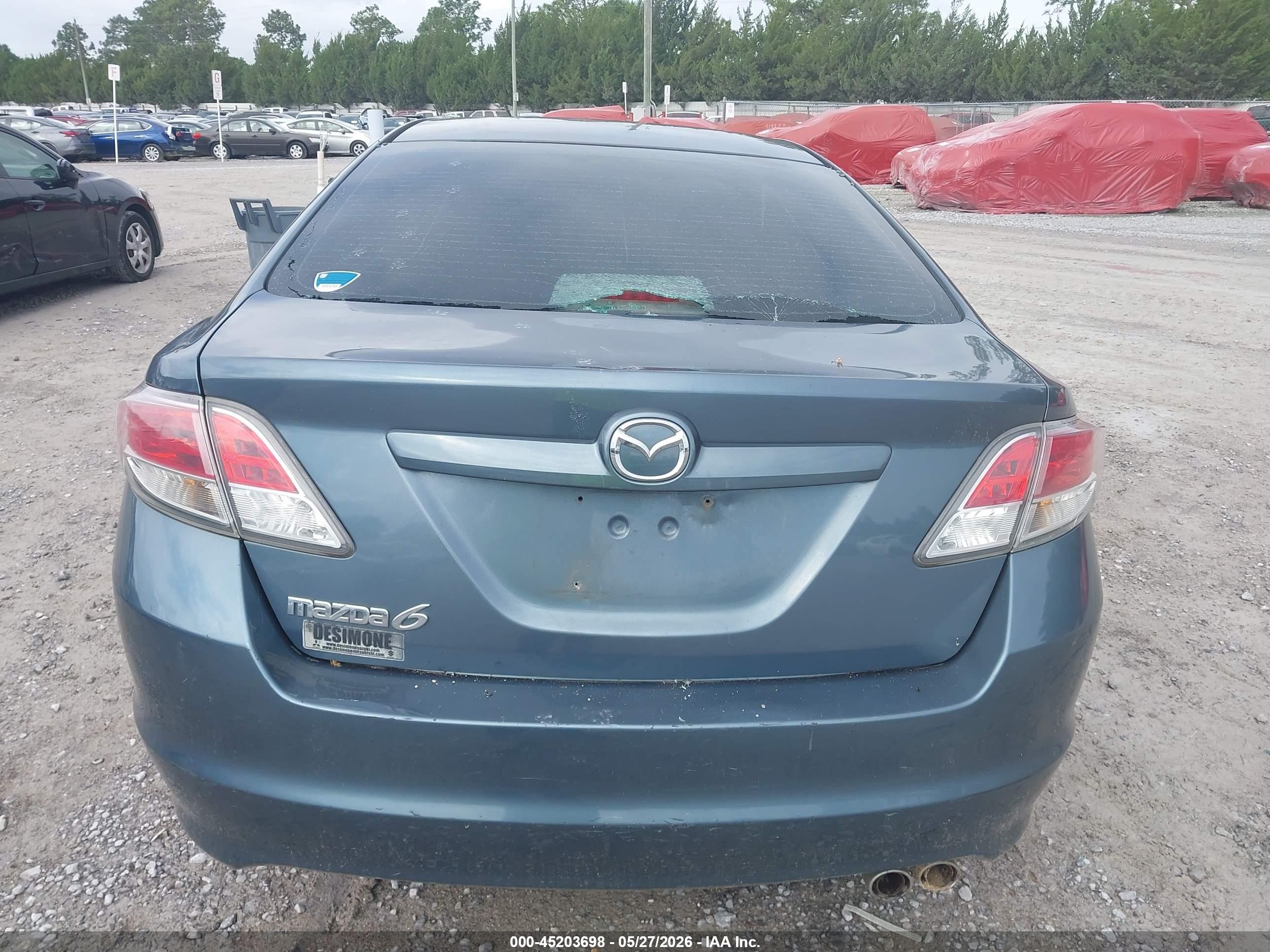 2012 Mazda Mazda6 I Touring Blue vin: 1YVHZ8DH3C5M41243