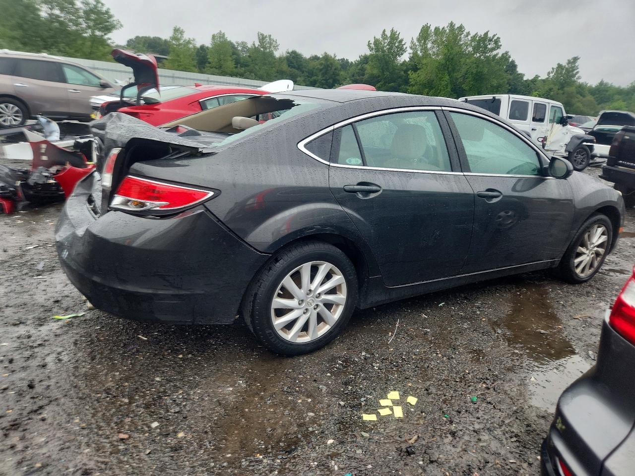 2012 Mazda 6 I Gray vin: 1YVHZ8DH3C5M43574