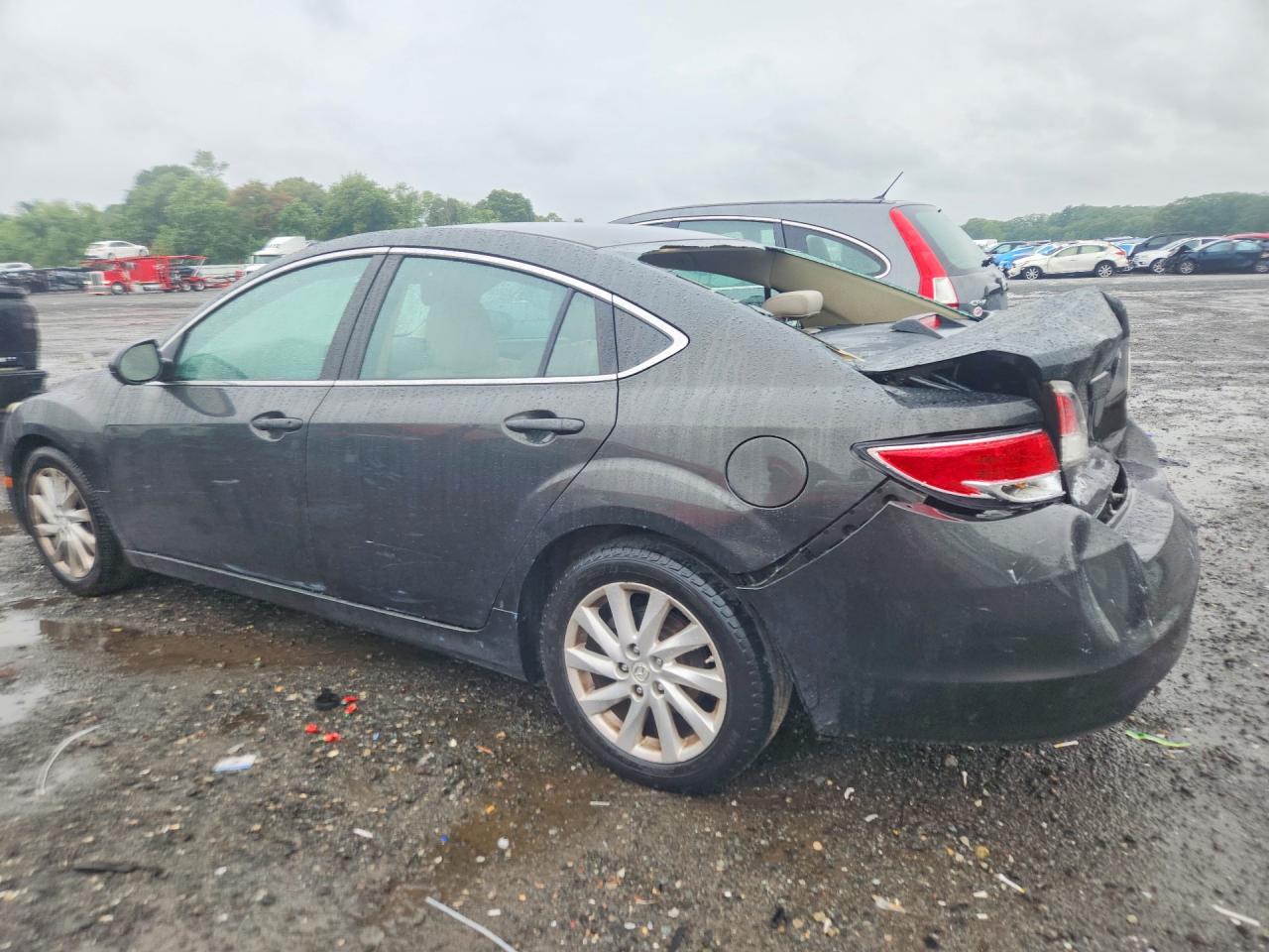 2012 Mazda 6 I Gray vin: 1YVHZ8DH3C5M43574