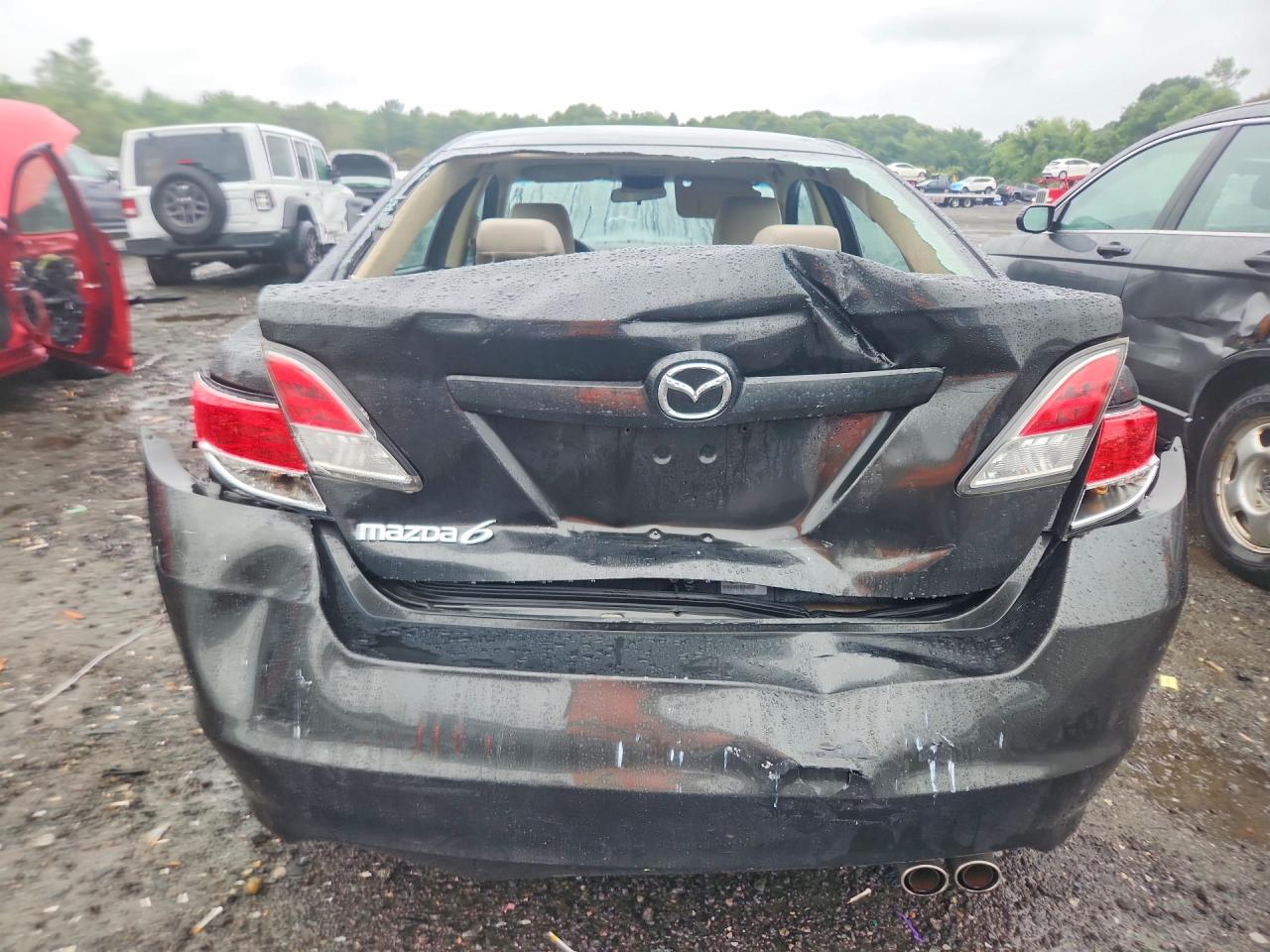 2012 Mazda 6 I Gray vin: 1YVHZ8DH3C5M43574