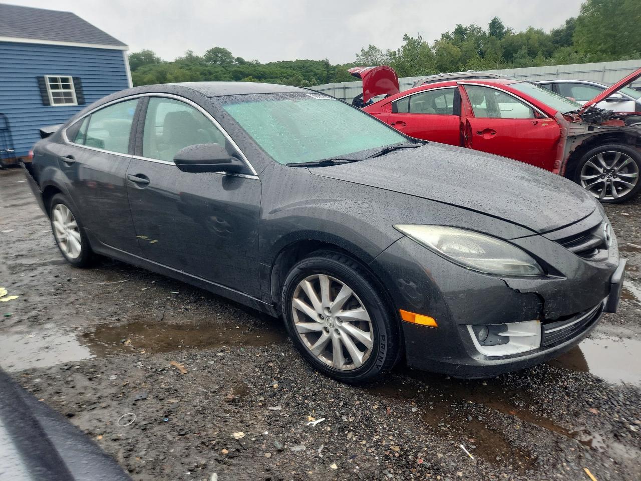 2012 Mazda 6 I Gray vin: 1YVHZ8DH3C5M43574