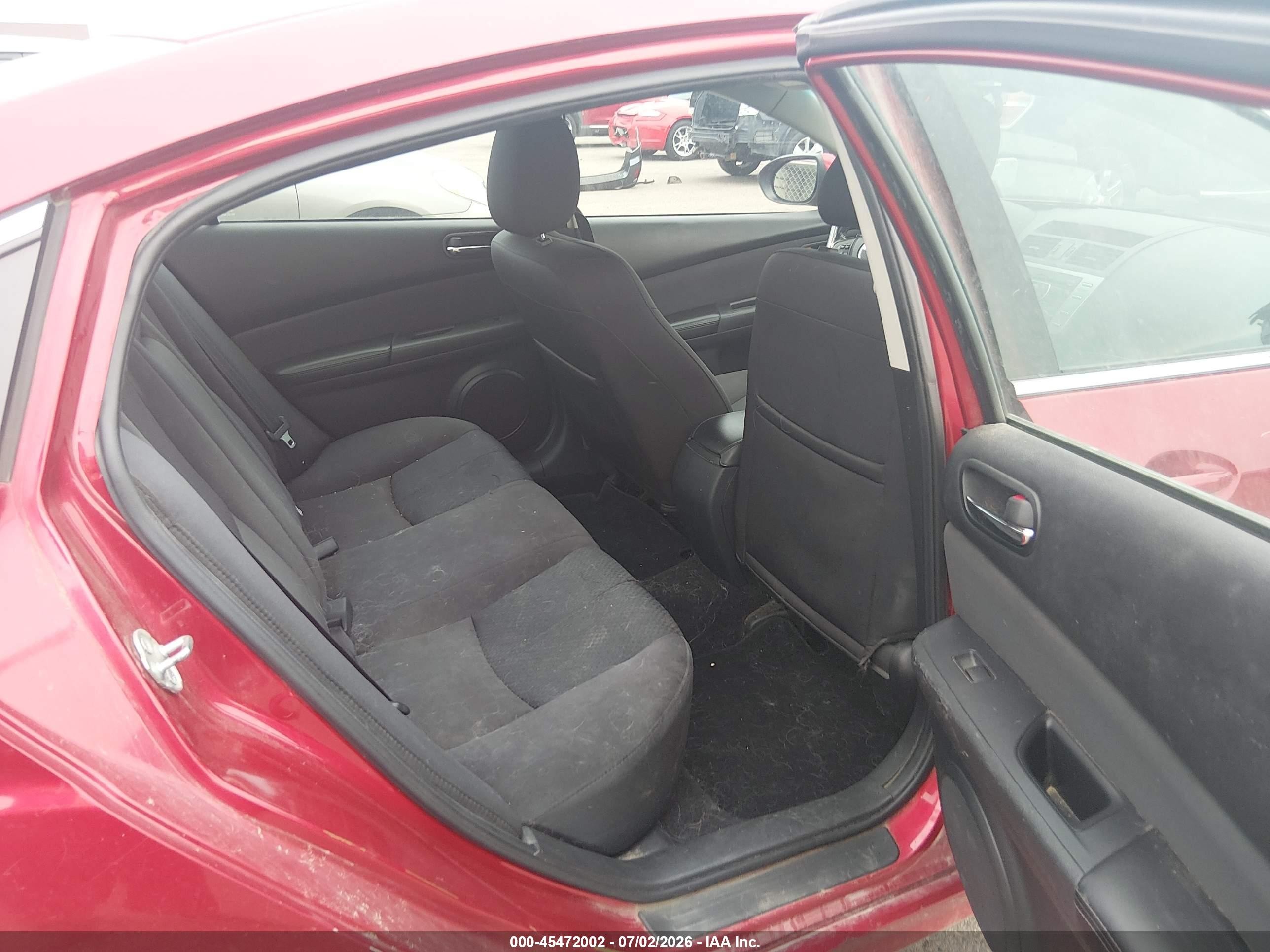 2013 Mazda Mazda6 I Touring Red vin: 1YVHZ8DH3D5M07370