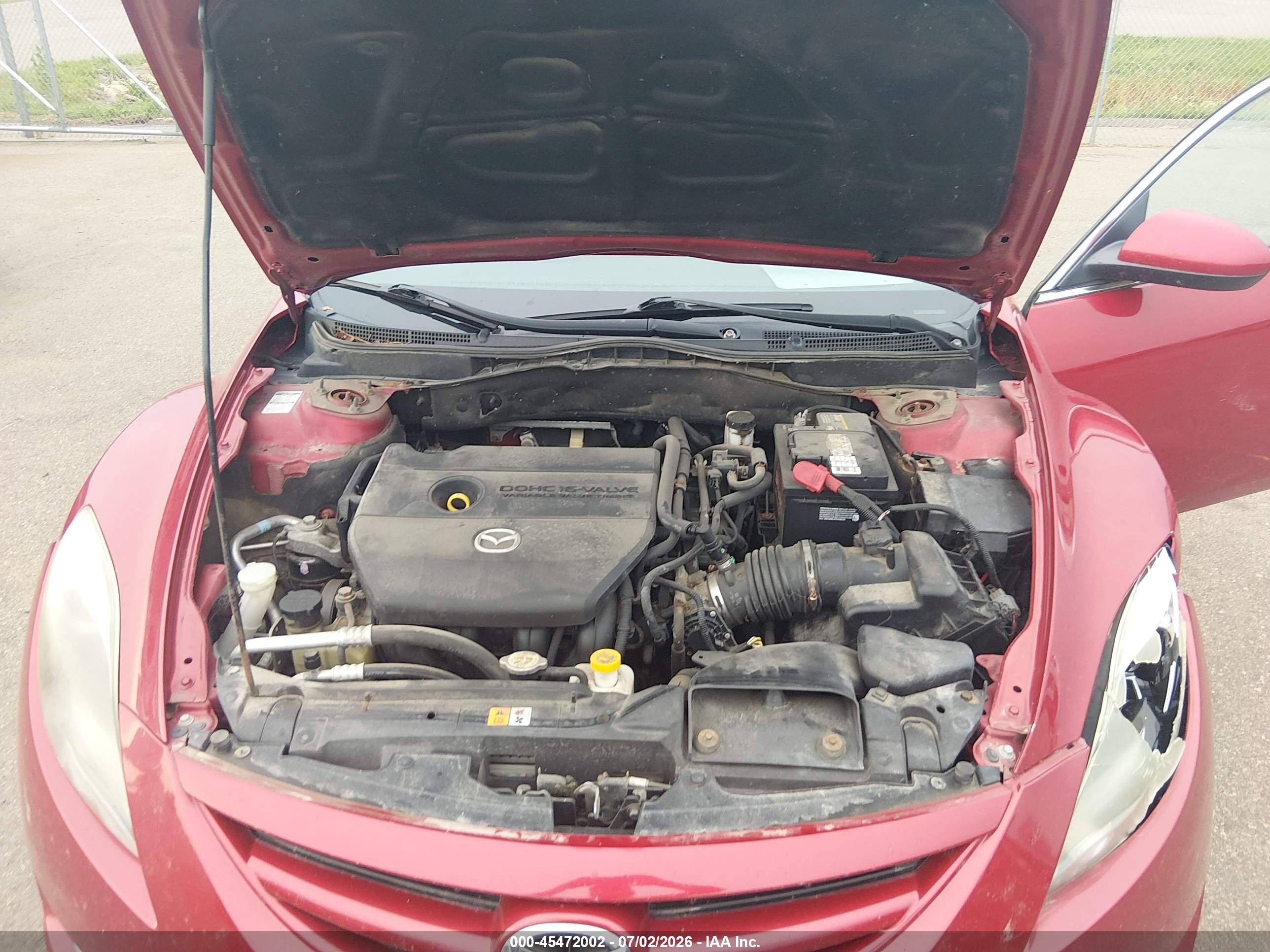2013 Mazda Mazda6 I Touring Red vin: 1YVHZ8DH3D5M07370
