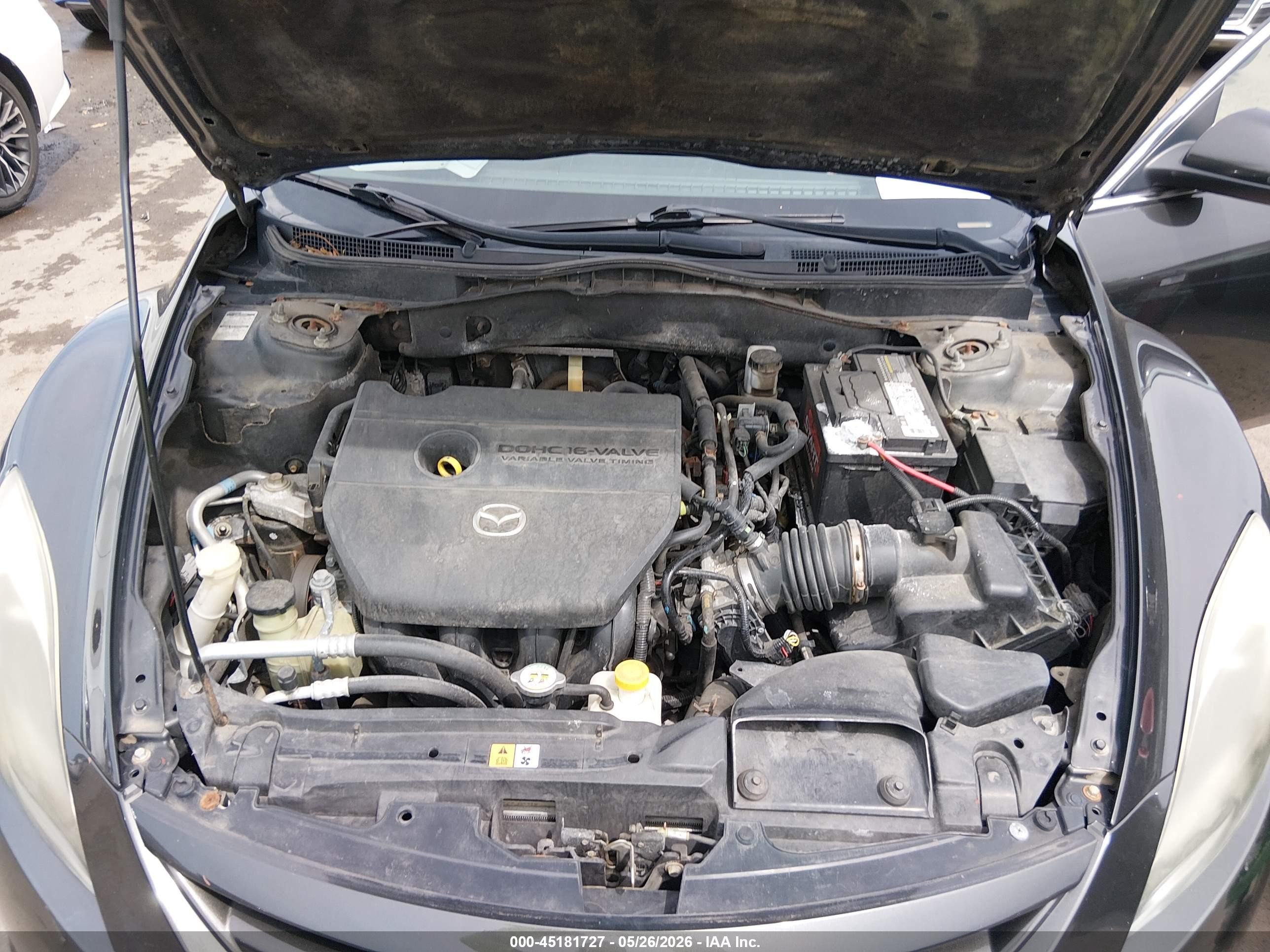 2013 Mazda Mazda6 I Touring Gray vin: 1YVHZ8DH3D5M13251