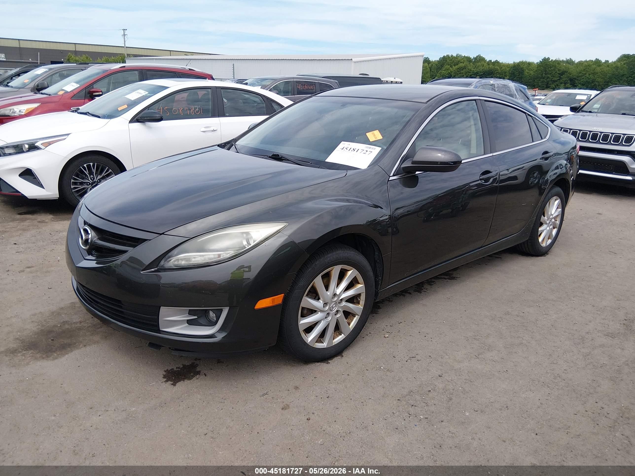 2013 Mazda Mazda6 I Touring Gray vin: 1YVHZ8DH3D5M13251
