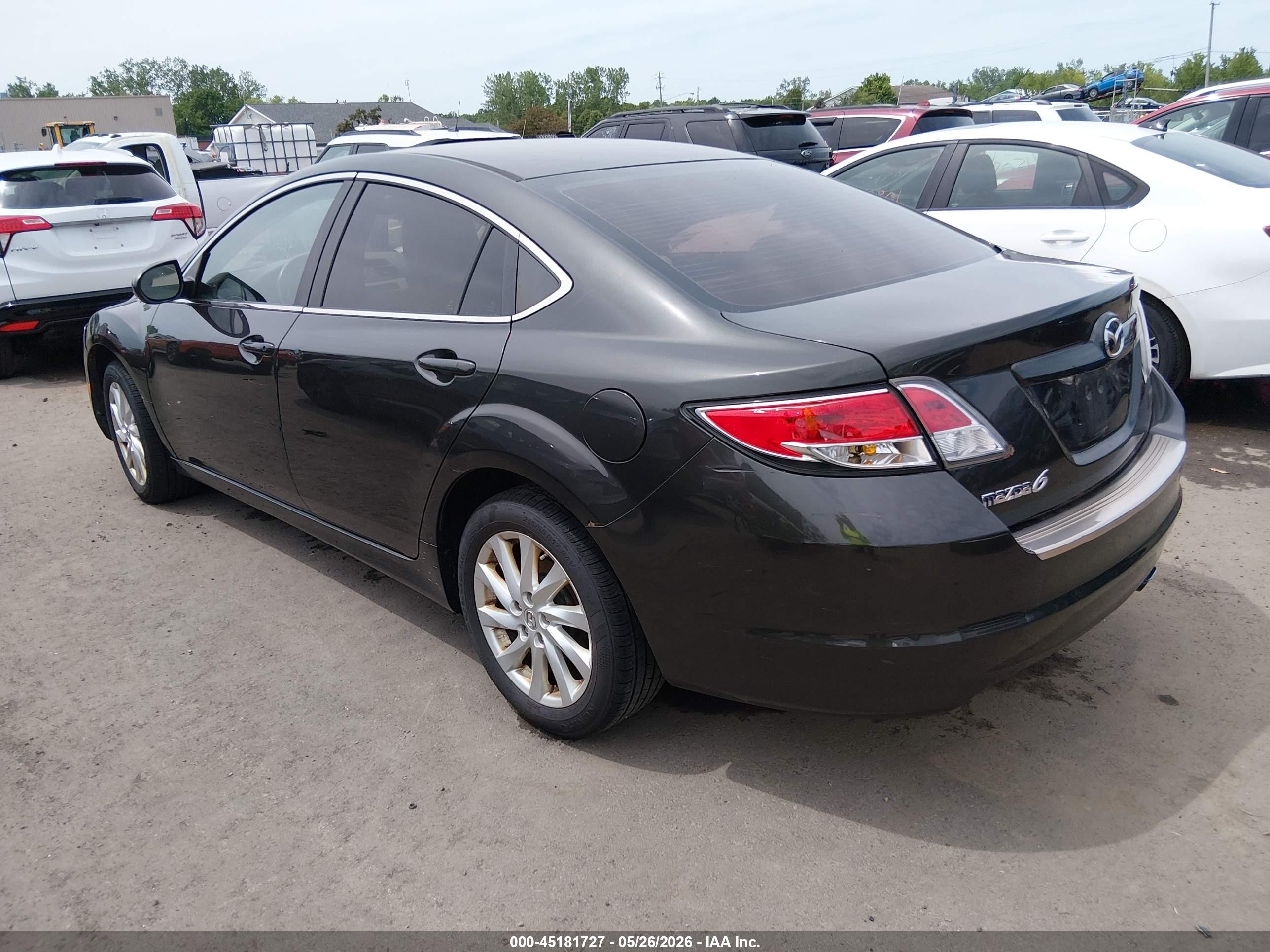 2013 Mazda Mazda6 I Touring Gray vin: 1YVHZ8DH3D5M13251