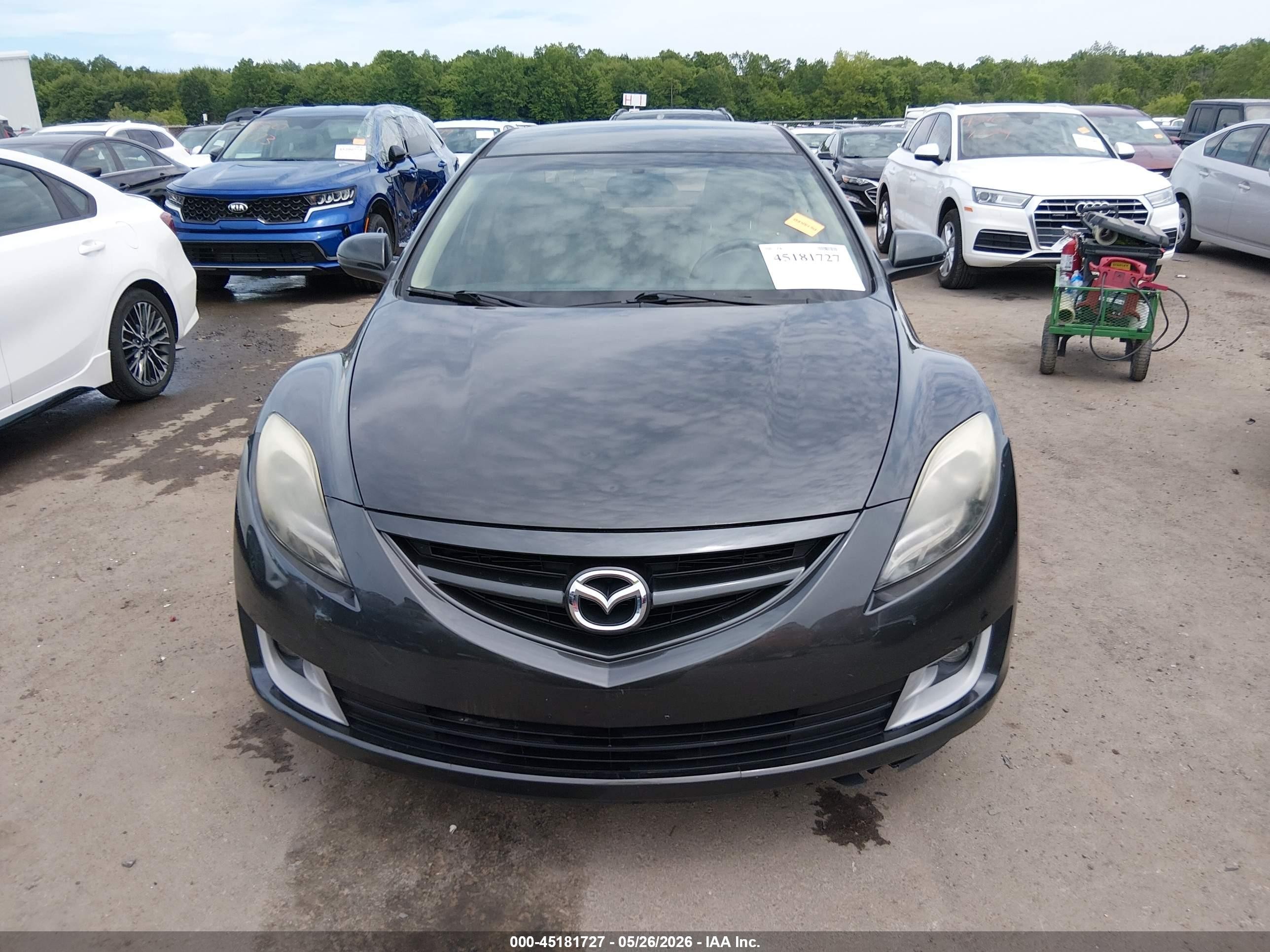 2013 Mazda Mazda6 I Touring Gray vin: 1YVHZ8DH3D5M13251