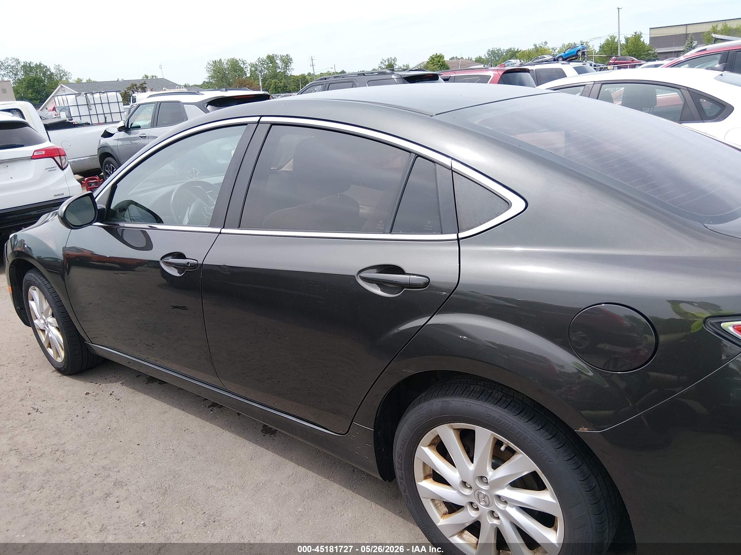2013 Mazda Mazda6 I Touring Gray vin: 1YVHZ8DH3D5M13251