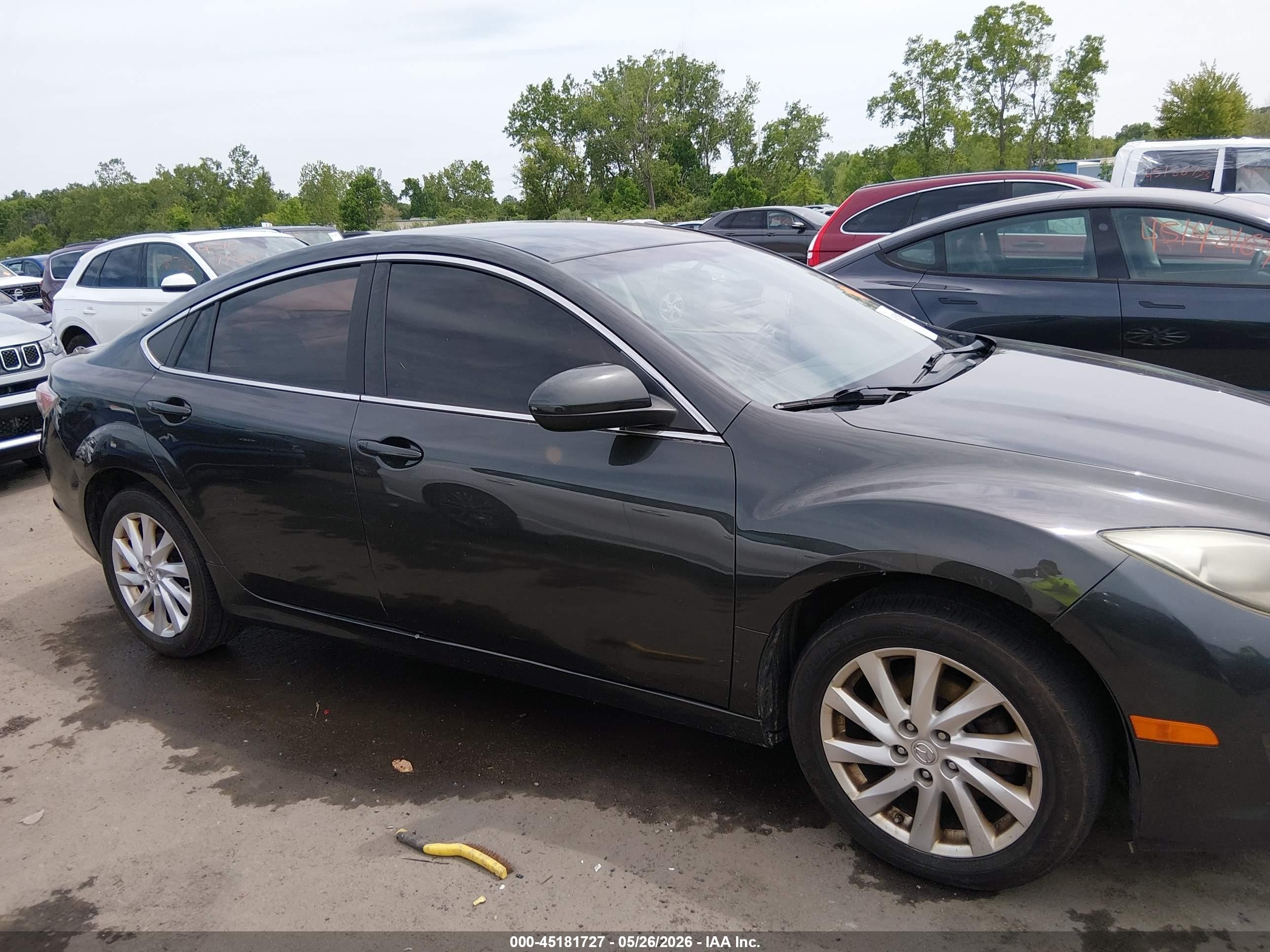 2013 Mazda Mazda6 I Touring Gray vin: 1YVHZ8DH3D5M13251