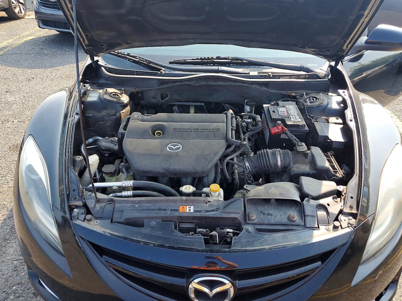 2012 Mazda 6 I Black vin: 1YVHZ8DH4C5M07795