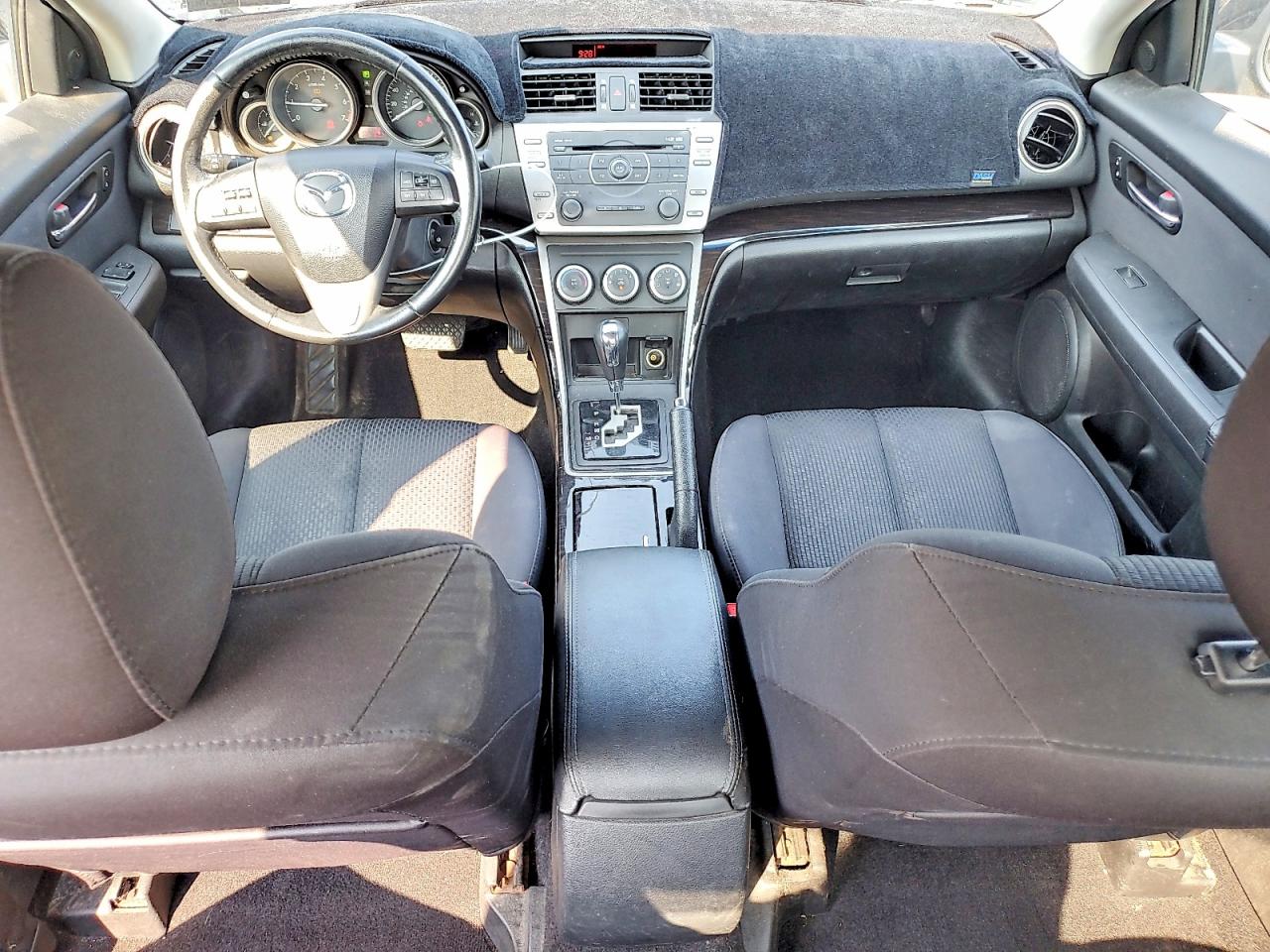 2012 Mazda 6 I Black vin: 1YVHZ8DH4C5M07795