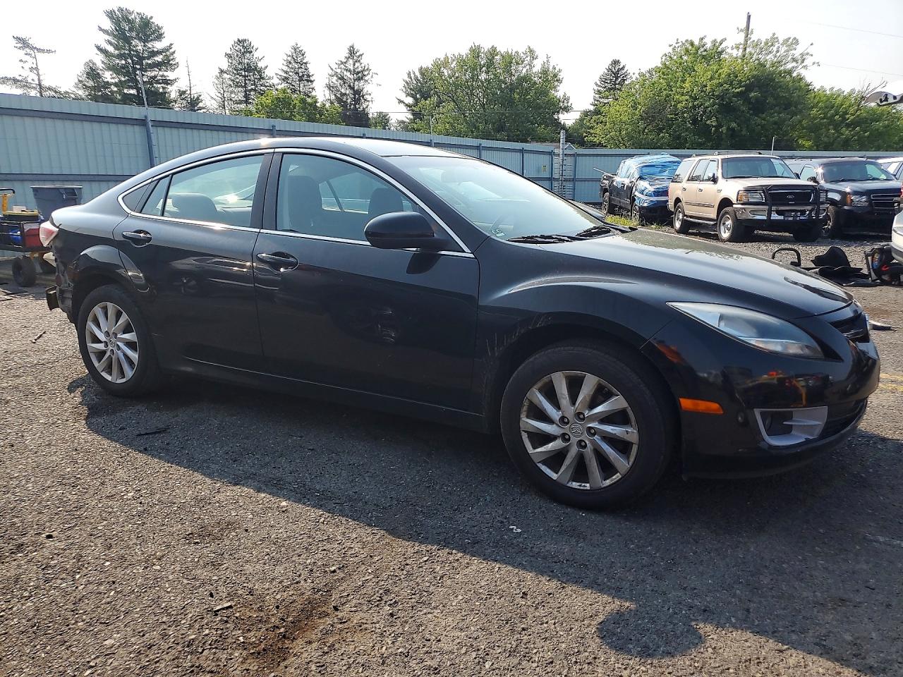 2012 Mazda 6 I Black vin: 1YVHZ8DH4C5M07795