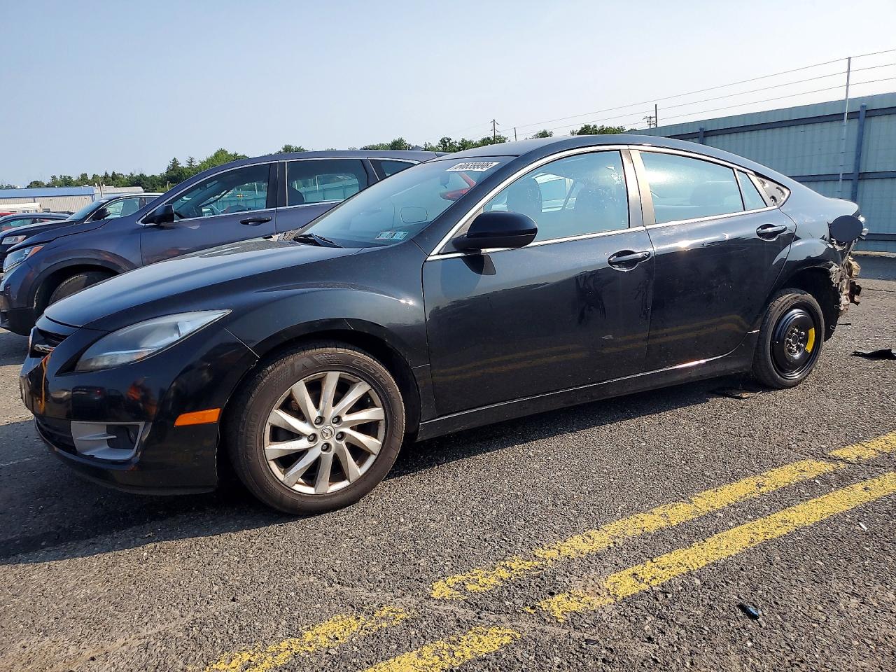 2012 Mazda 6 I Black vin: 1YVHZ8DH4C5M07795