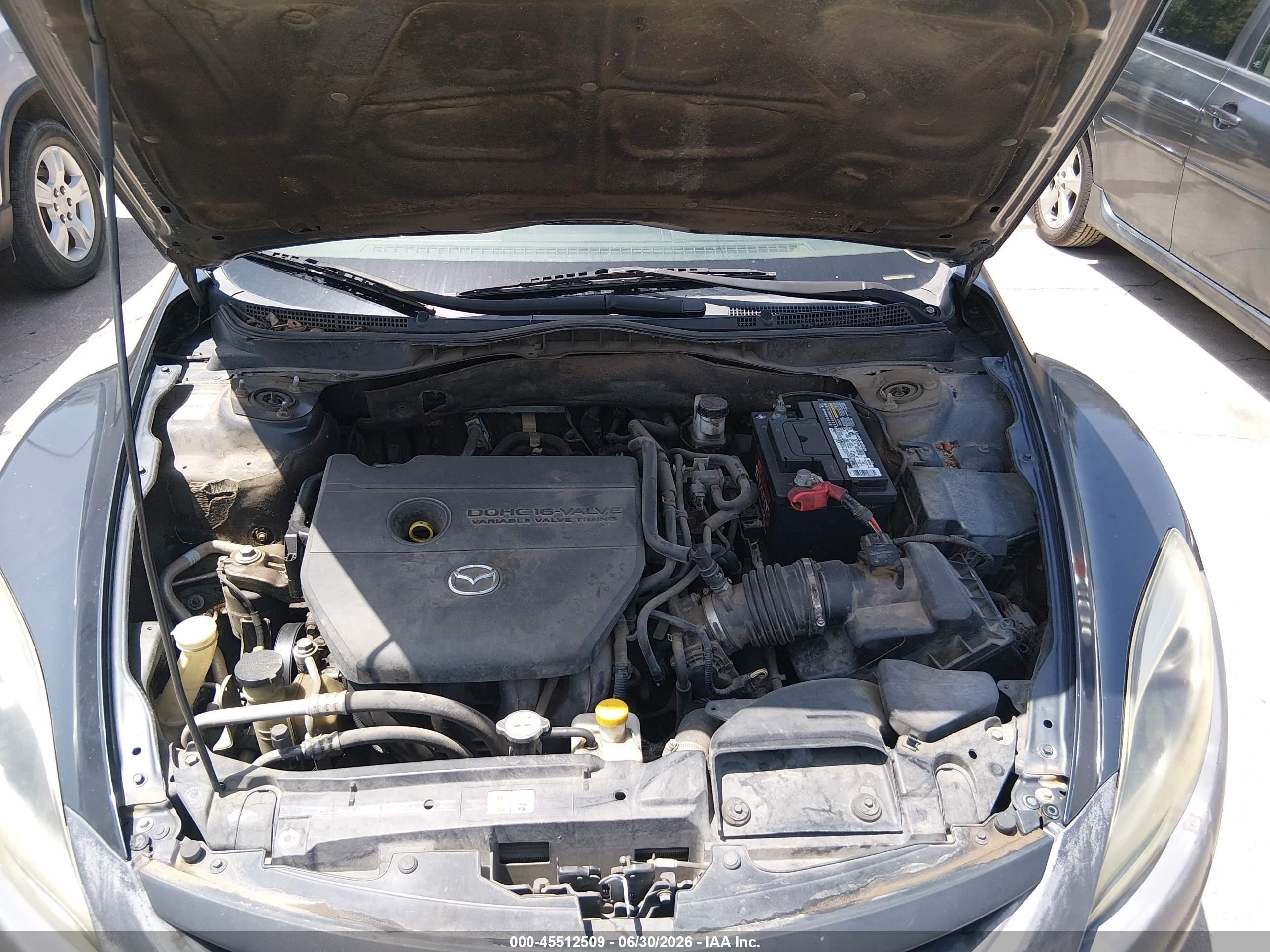 2012 Mazda Mazda6 I Touring Gray vin: 1YVHZ8DH4C5M08526