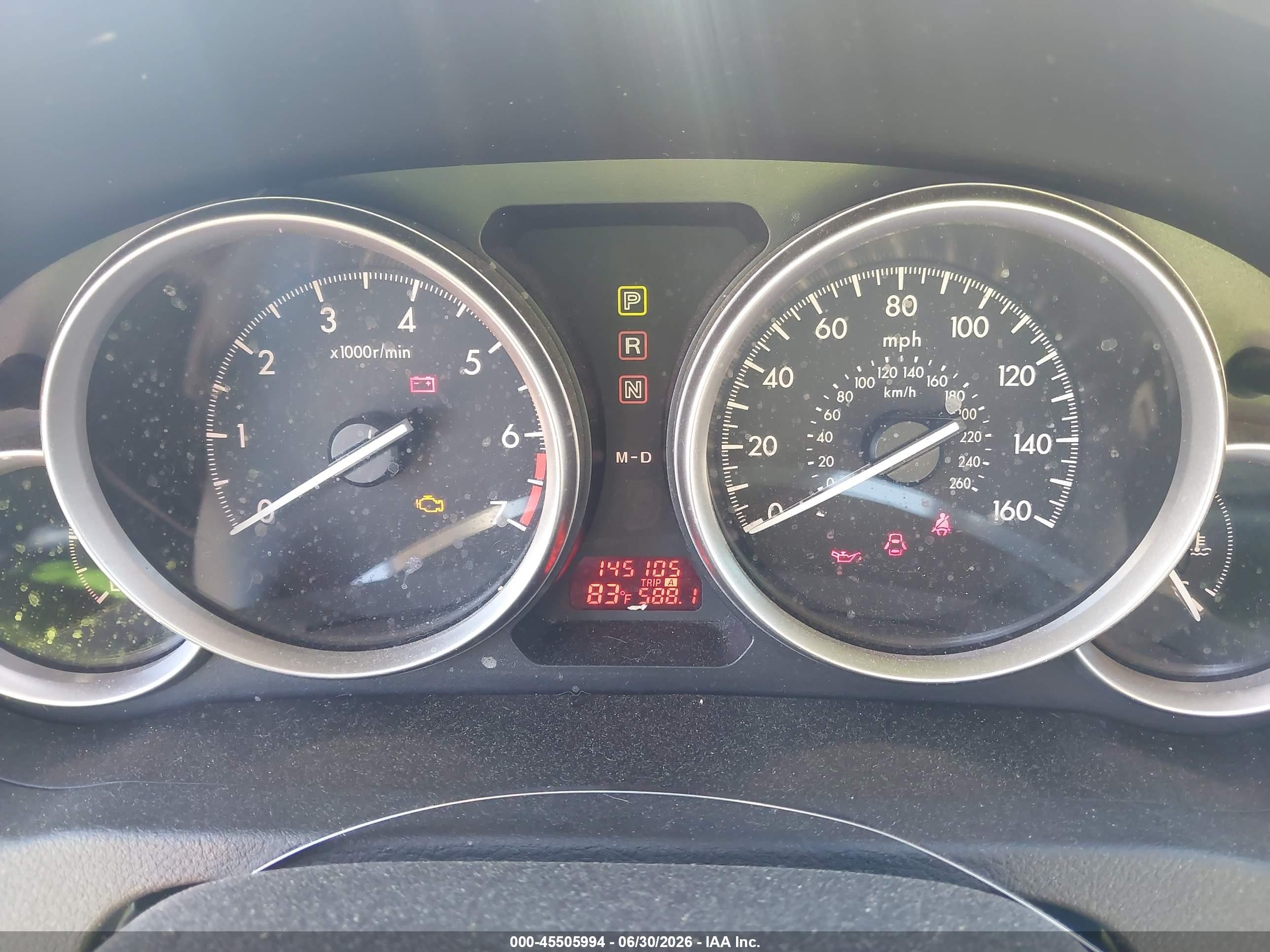2012 Mazda Mazda6 I Touring Black vin: 1YVHZ8DH4C5M10762
