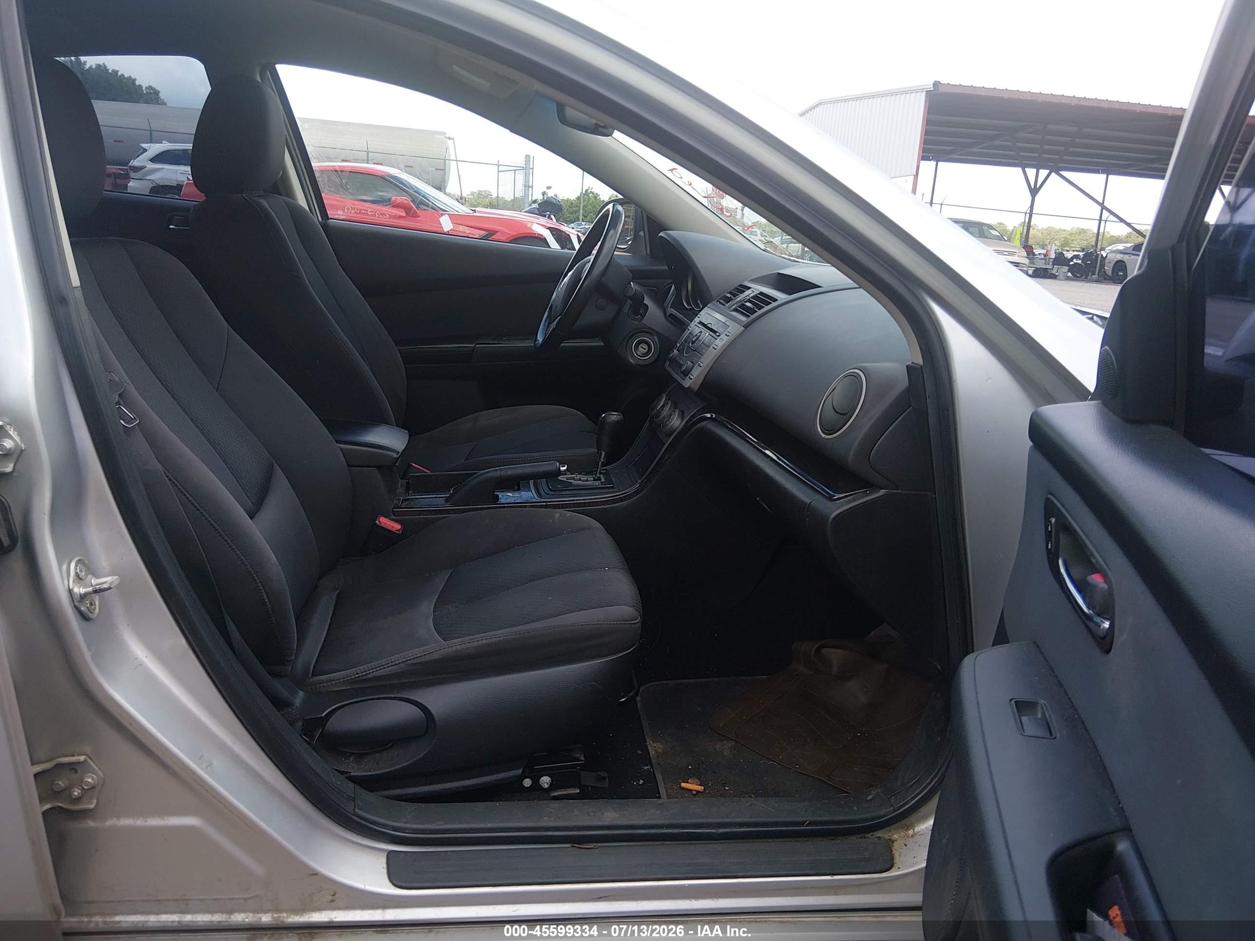 2012 Mazda Mazda6   Silver vin: 1YVHZ8DH4C5M22491