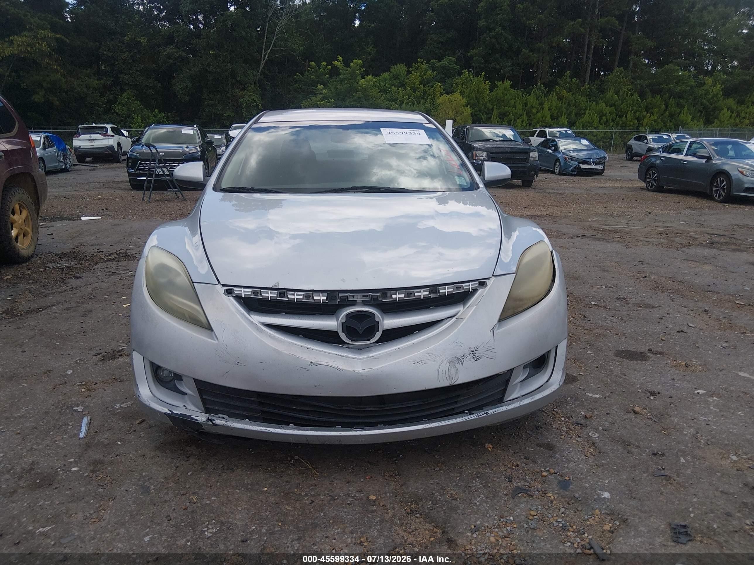 2012 Mazda Mazda6   Silver vin: 1YVHZ8DH4C5M22491