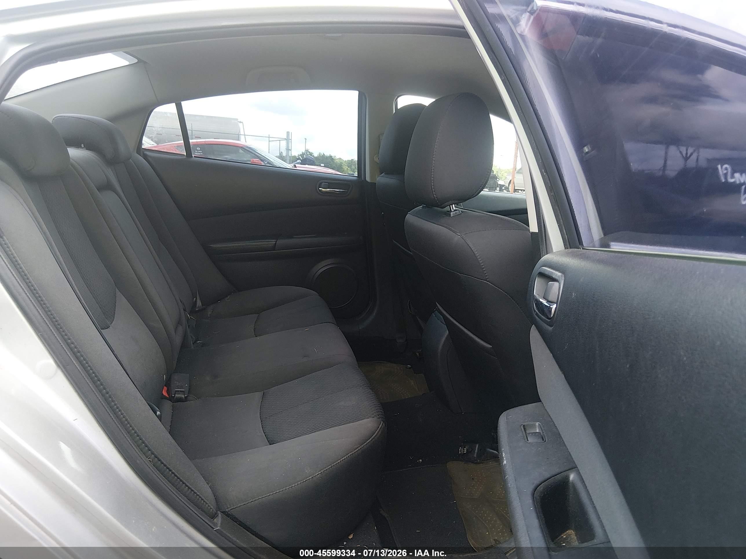2012 Mazda Mazda6   Silver vin: 1YVHZ8DH4C5M22491