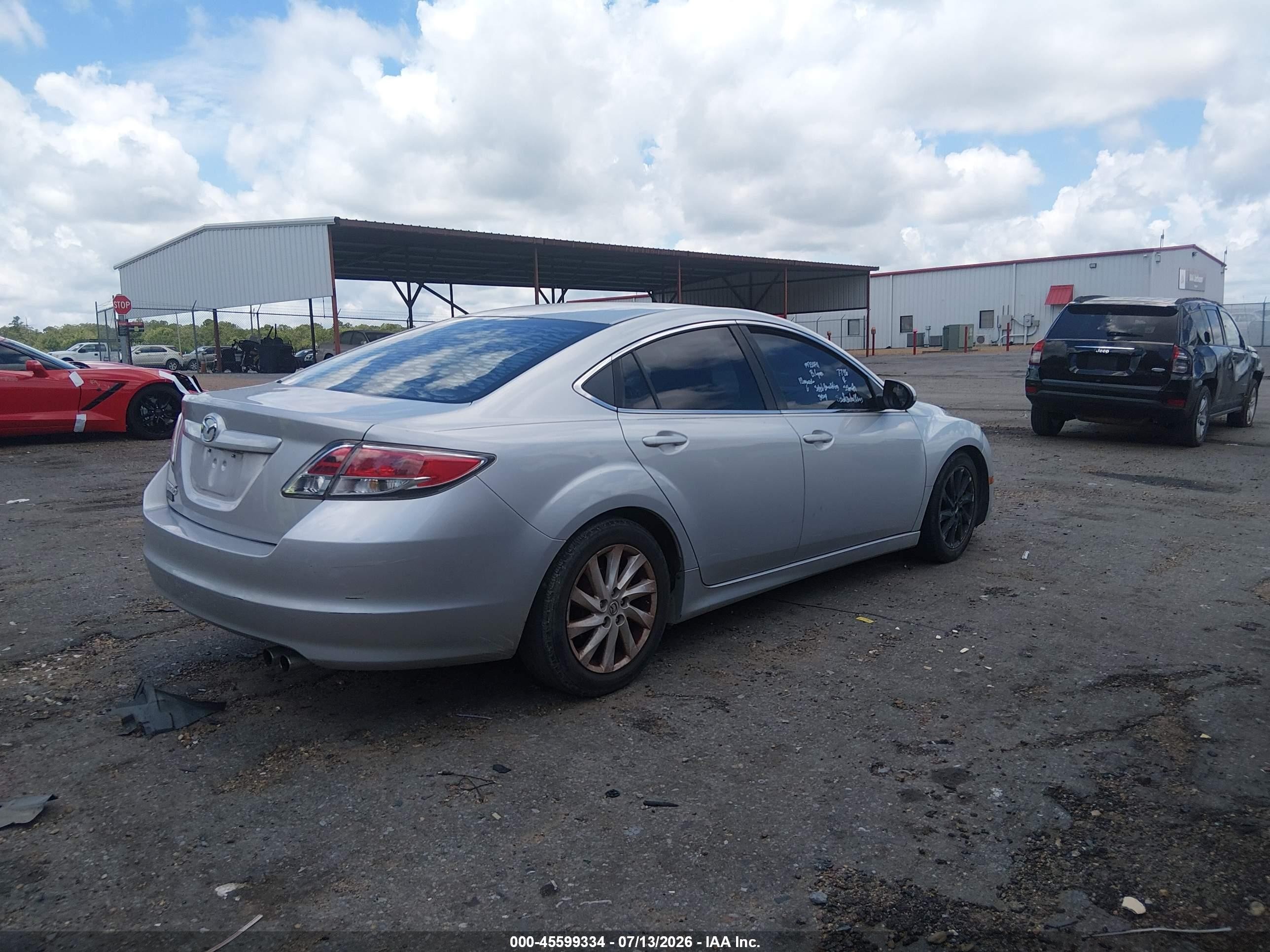 2012 Mazda Mazda6   Silver vin: 1YVHZ8DH4C5M22491