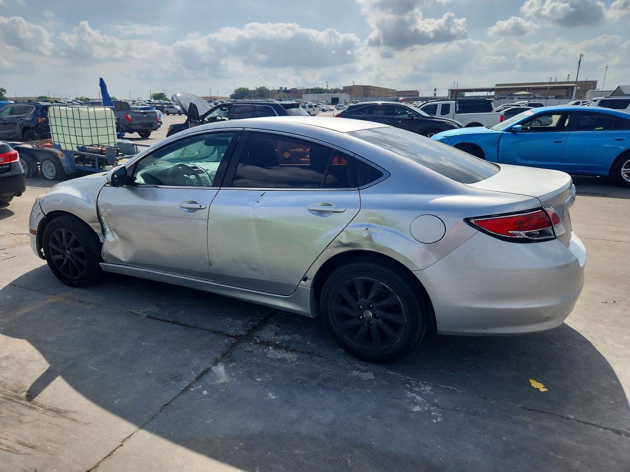 2012 Mazda 6 I Серебряный vin: 1YVHZ8DH4C5M28596