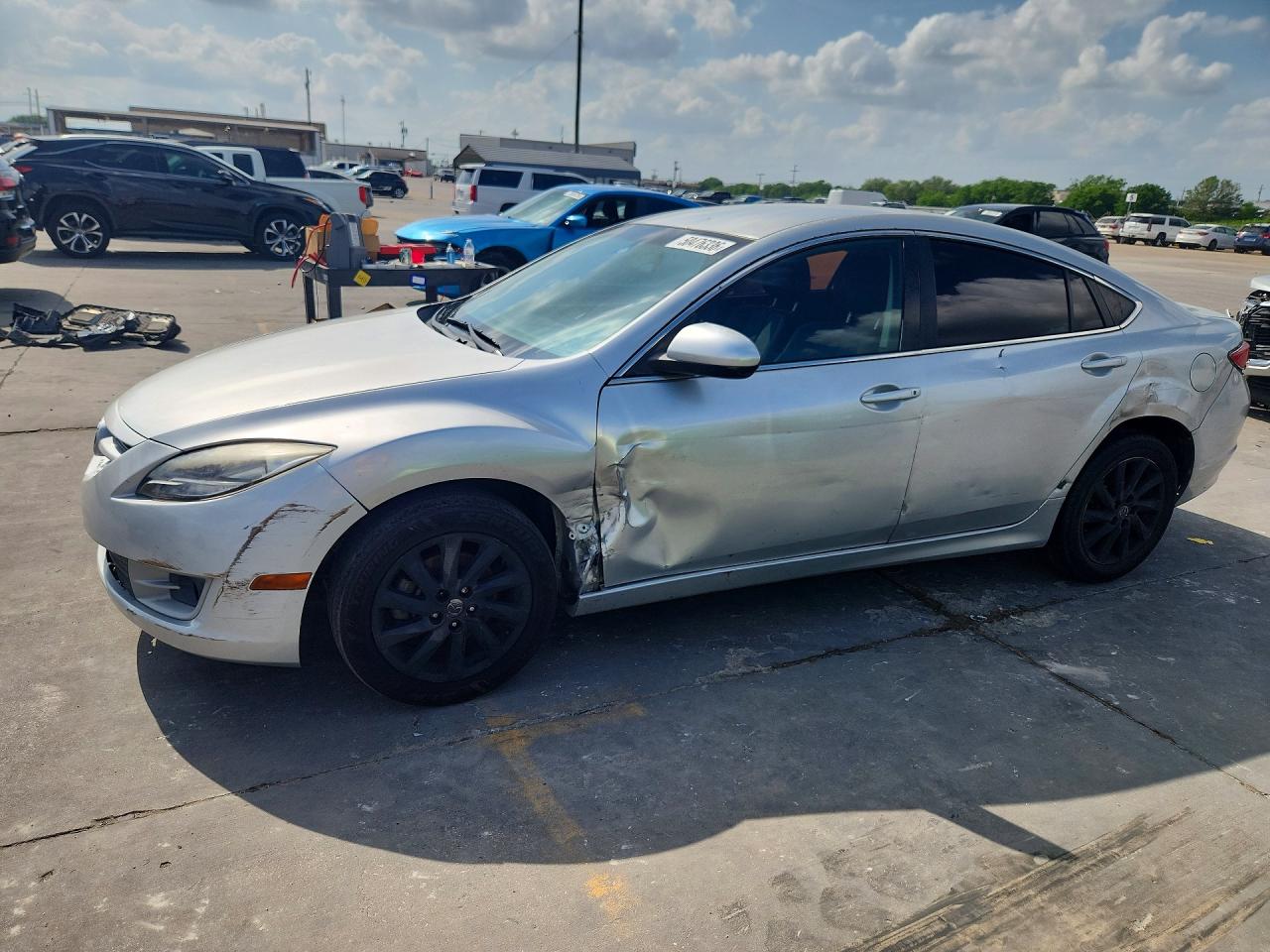2012 Mazda 6 I Серебряный vin: 1YVHZ8DH4C5M28596