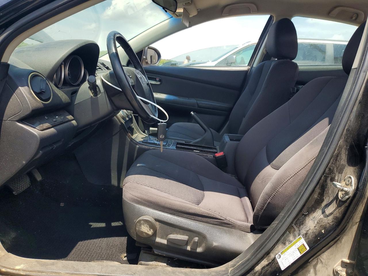 2012 Mazda 6 I Black vin: 1YVHZ8DH4C5M37914