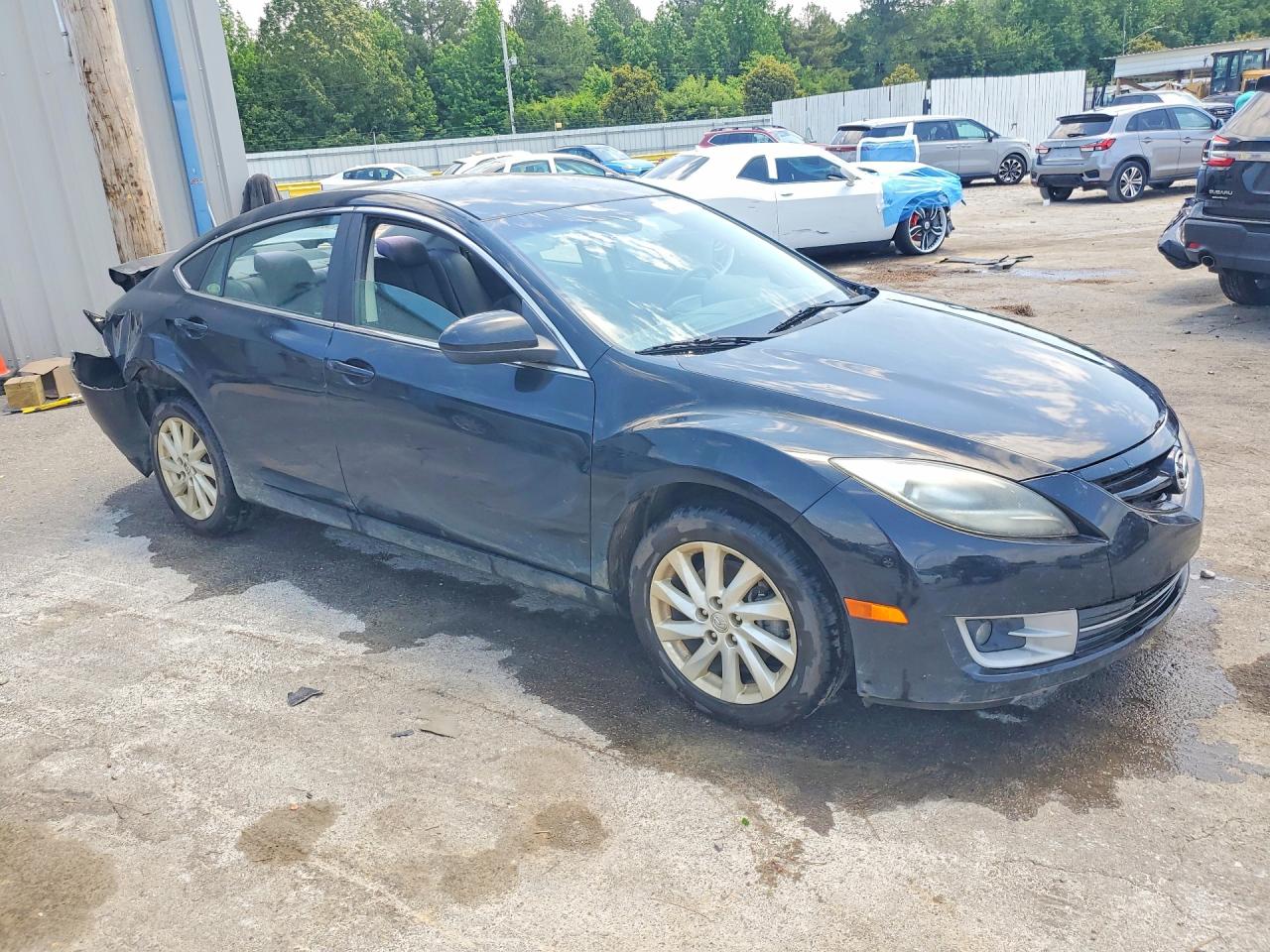 2012 Mazda 6 I Black vin: 1YVHZ8DH4C5M37914