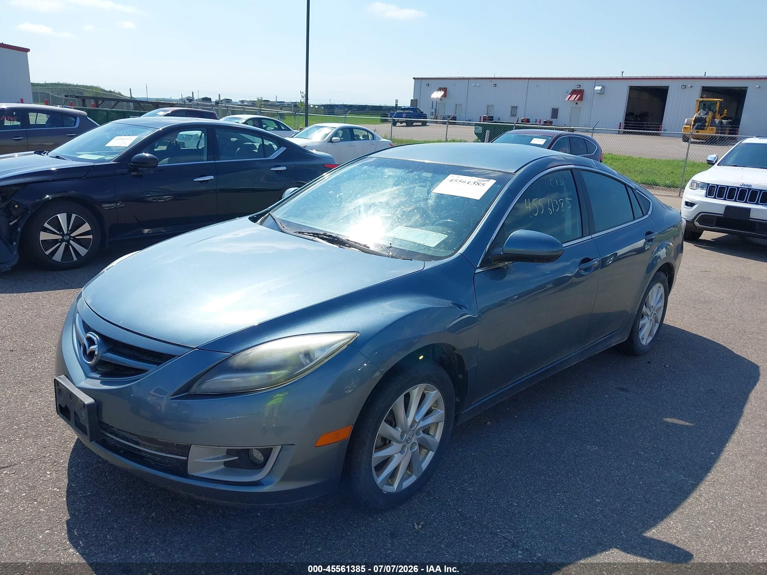 2012 Mazda Mazda6 I Touring Серый vin: 1YVHZ8DH5C5M14450