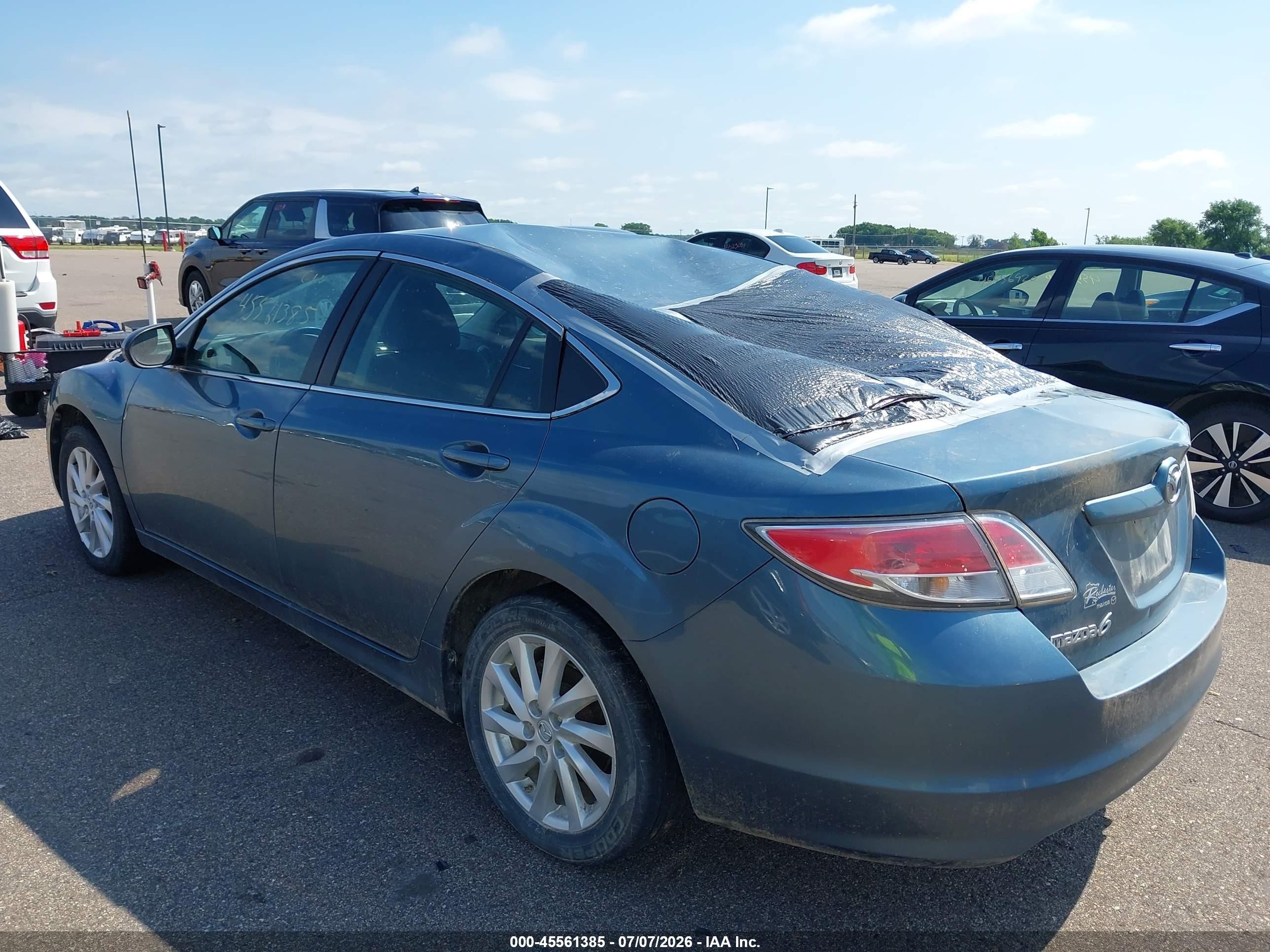 2012 Mazda Mazda6 I Touring Серый vin: 1YVHZ8DH5C5M14450