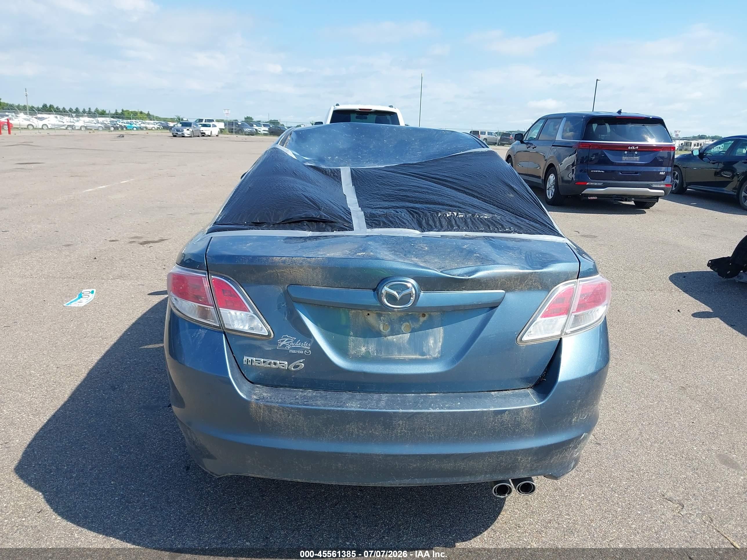 2012 Mazda Mazda6 I Touring Серый vin: 1YVHZ8DH5C5M14450