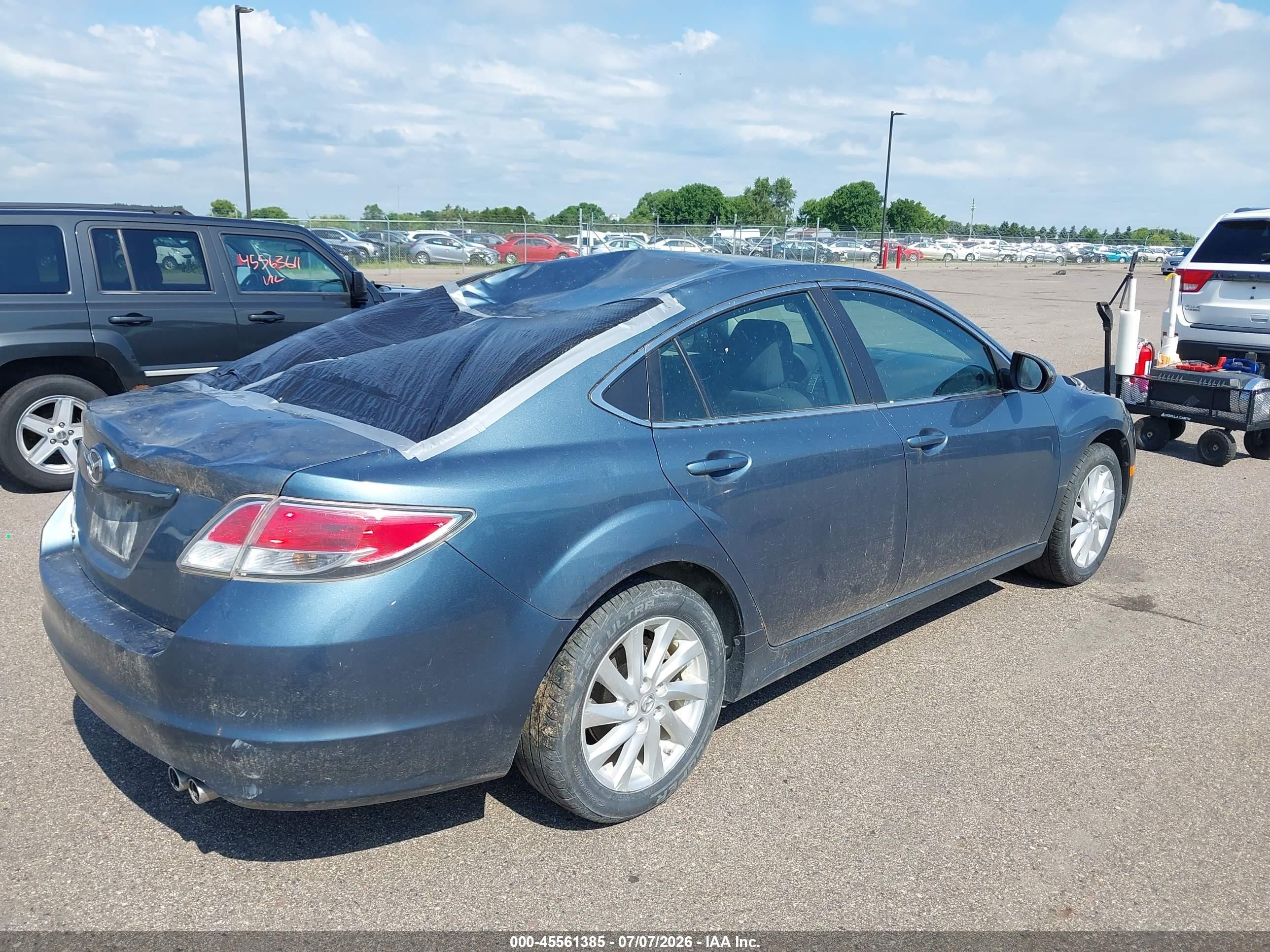 2012 Mazda Mazda6 I Touring Серый vin: 1YVHZ8DH5C5M14450