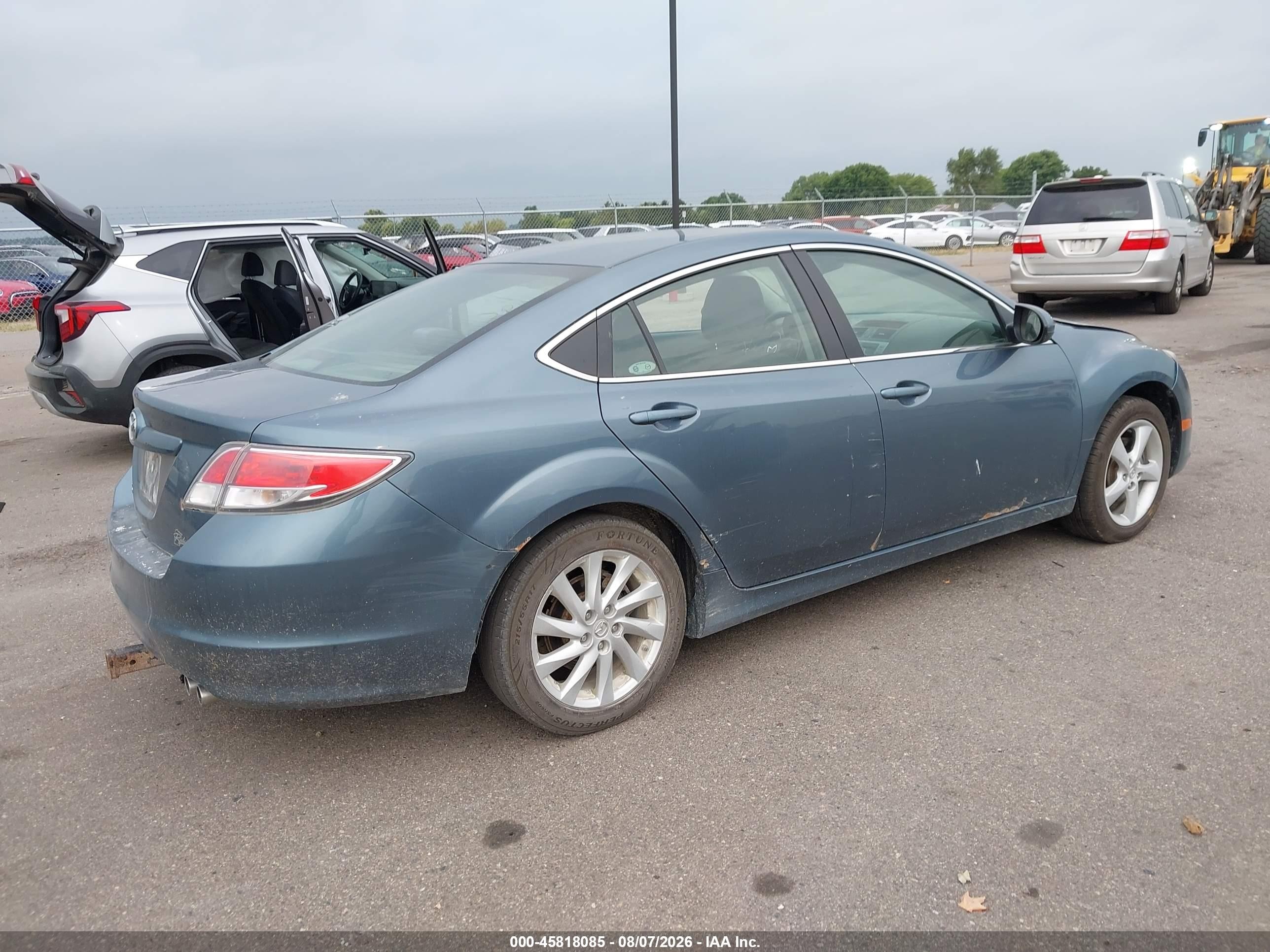 2012 Mazda Mazda6 I Touring Blue vin: 1YVHZ8DH5C5M24881