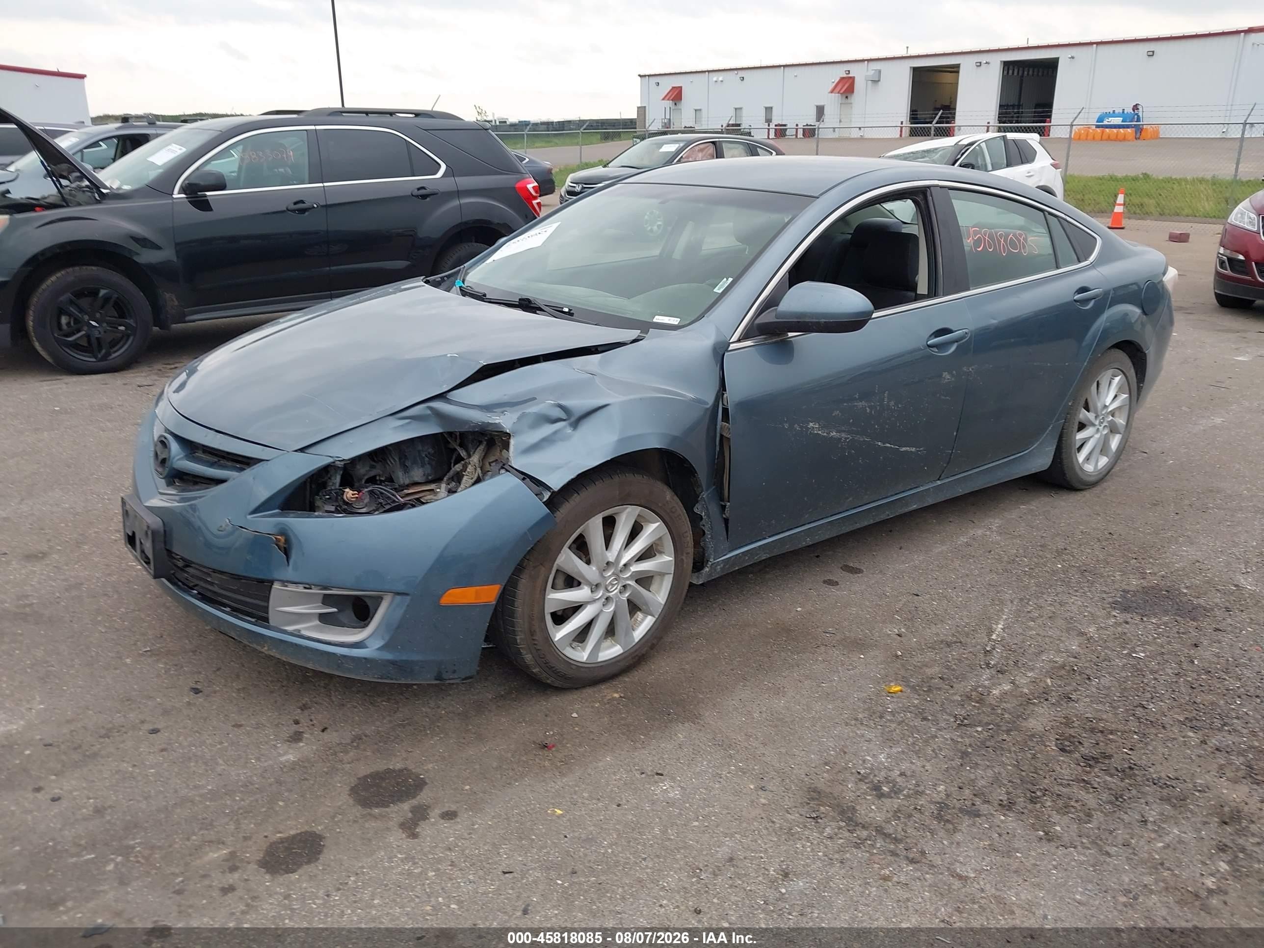 2012 Mazda Mazda6 I Touring Blue vin: 1YVHZ8DH5C5M24881