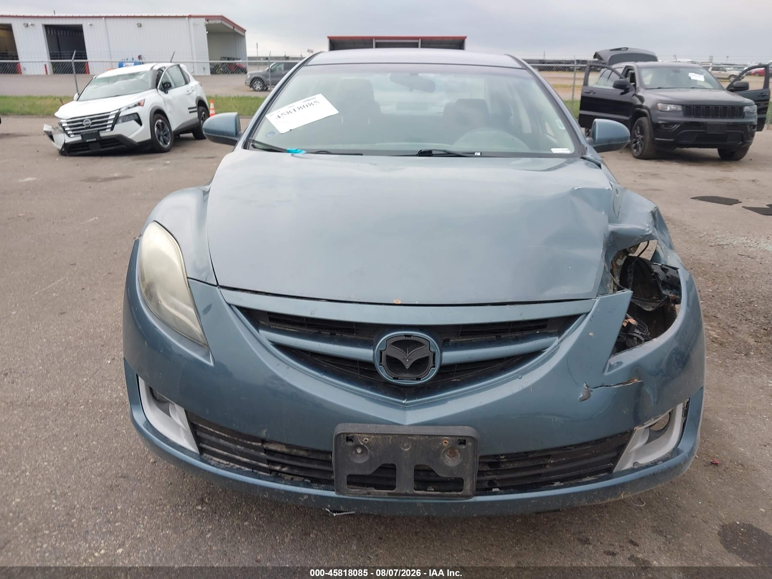 2012 Mazda Mazda6 I Touring Blue vin: 1YVHZ8DH5C5M24881