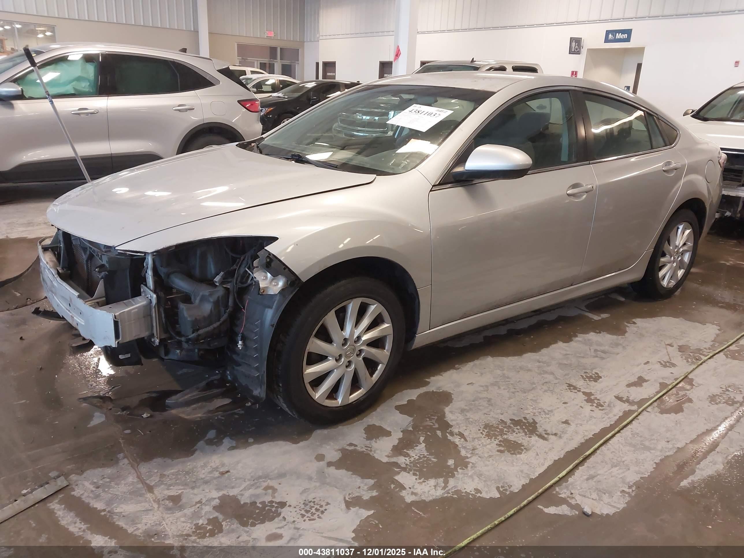 2012 Mazda Mazda6 I Touring Серый vin: 1YVHZ8DH5C5M24993