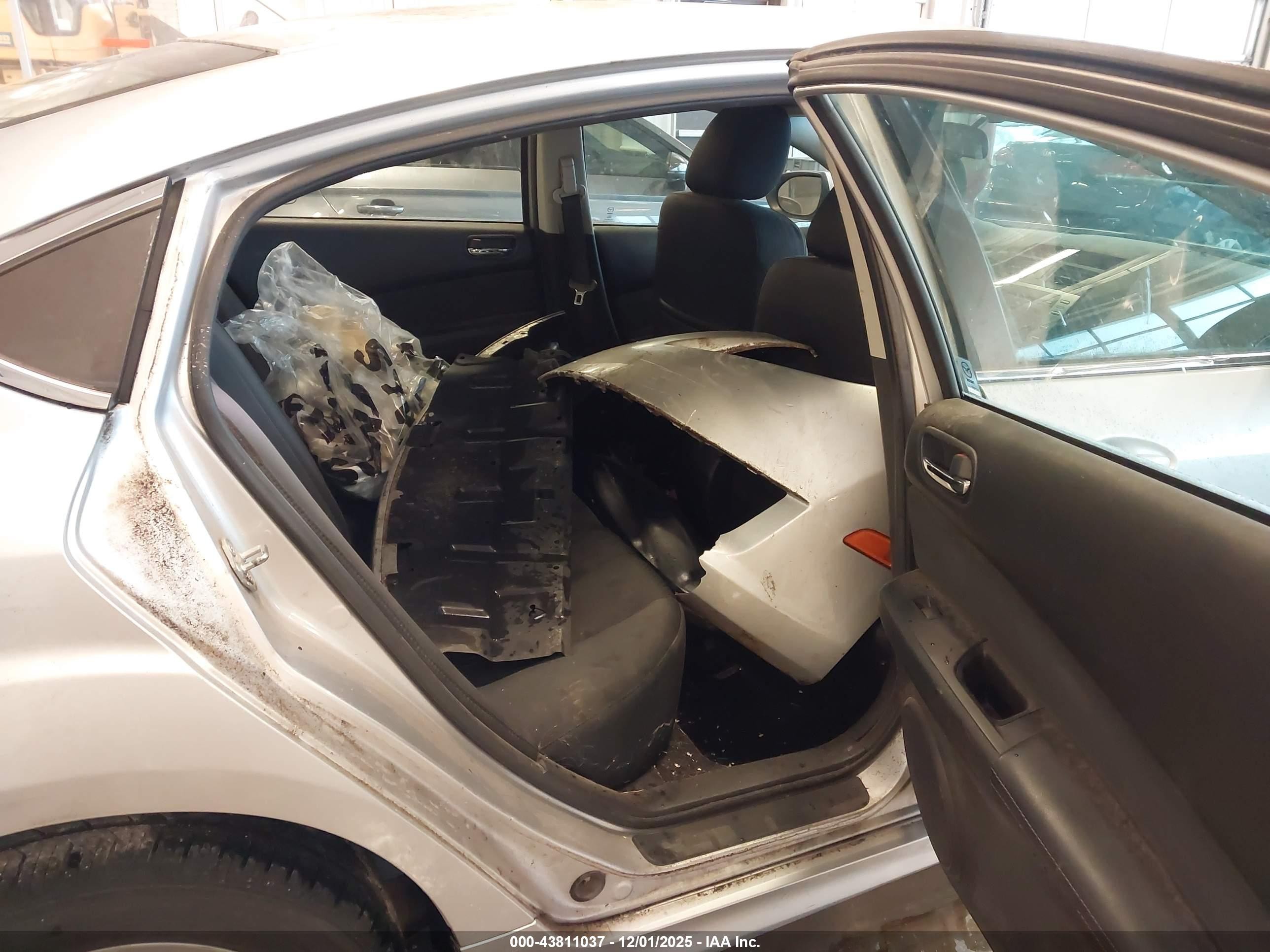 2012 Mazda Mazda6 I Touring Серый vin: 1YVHZ8DH5C5M24993