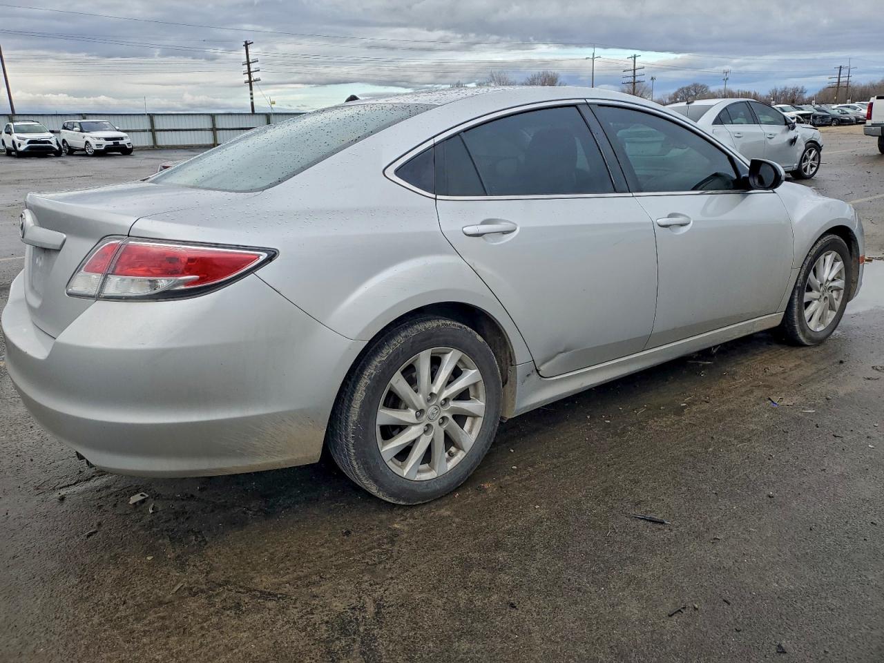 2012 Mazda 6 I Серебряный vin: 1YVHZ8DH5C5M27263