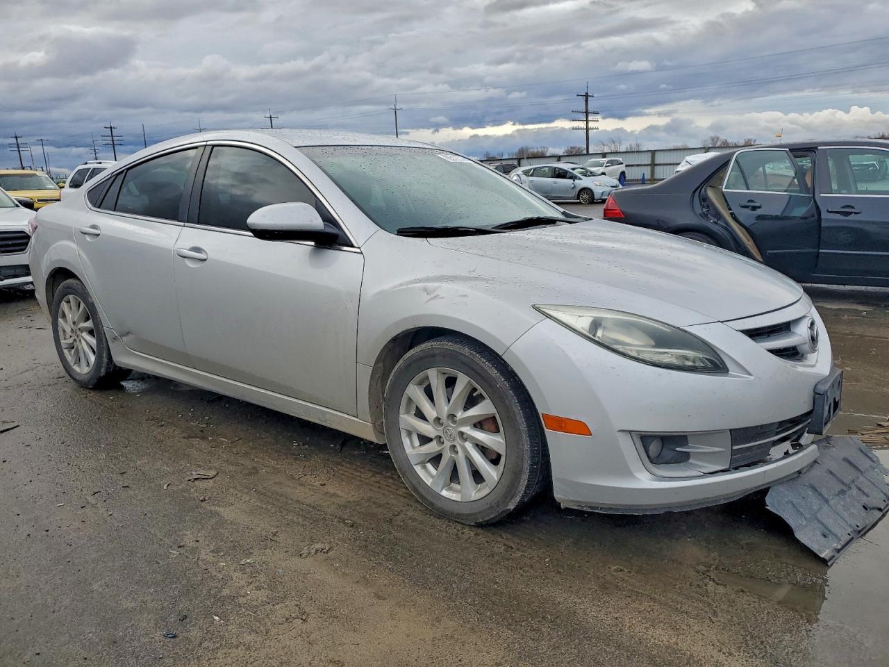 2012 Mazda 6 I Серебряный vin: 1YVHZ8DH5C5M27263